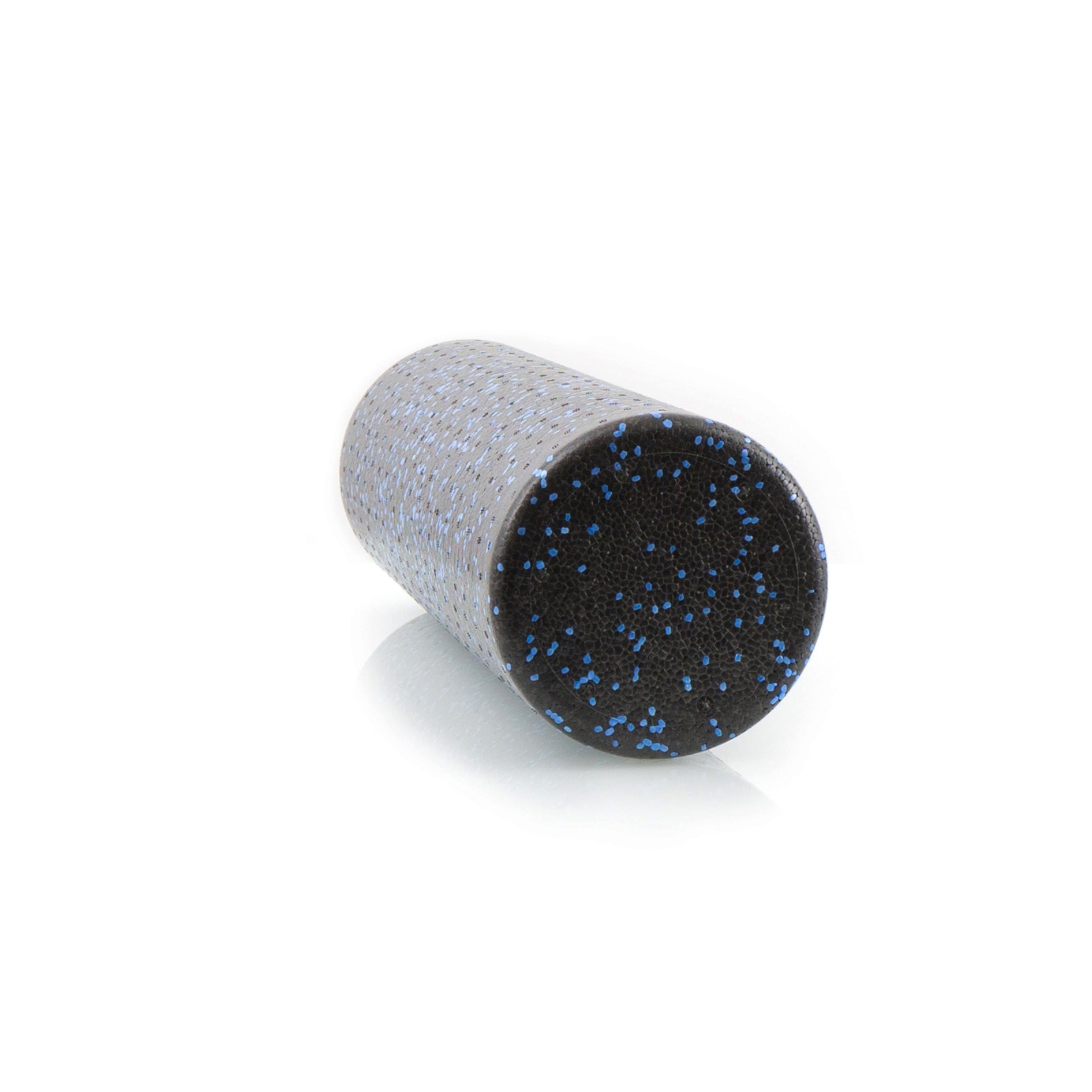 High Density Speckled Foam Roller 18x6-in, Black/Blue