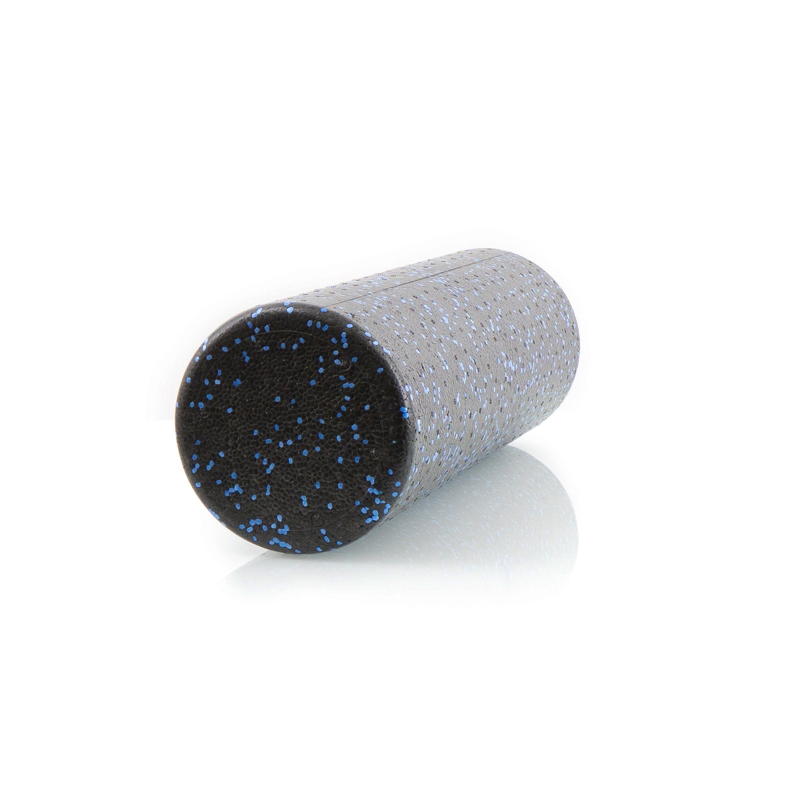 High Density Speckled Foam Roller 18x6-in, Black/Blue