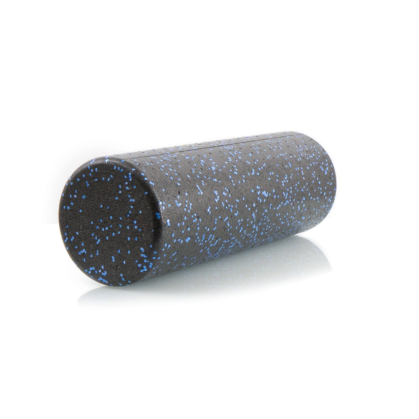 High Density Speckled Foam Roller 18x6-in, Black/Blue