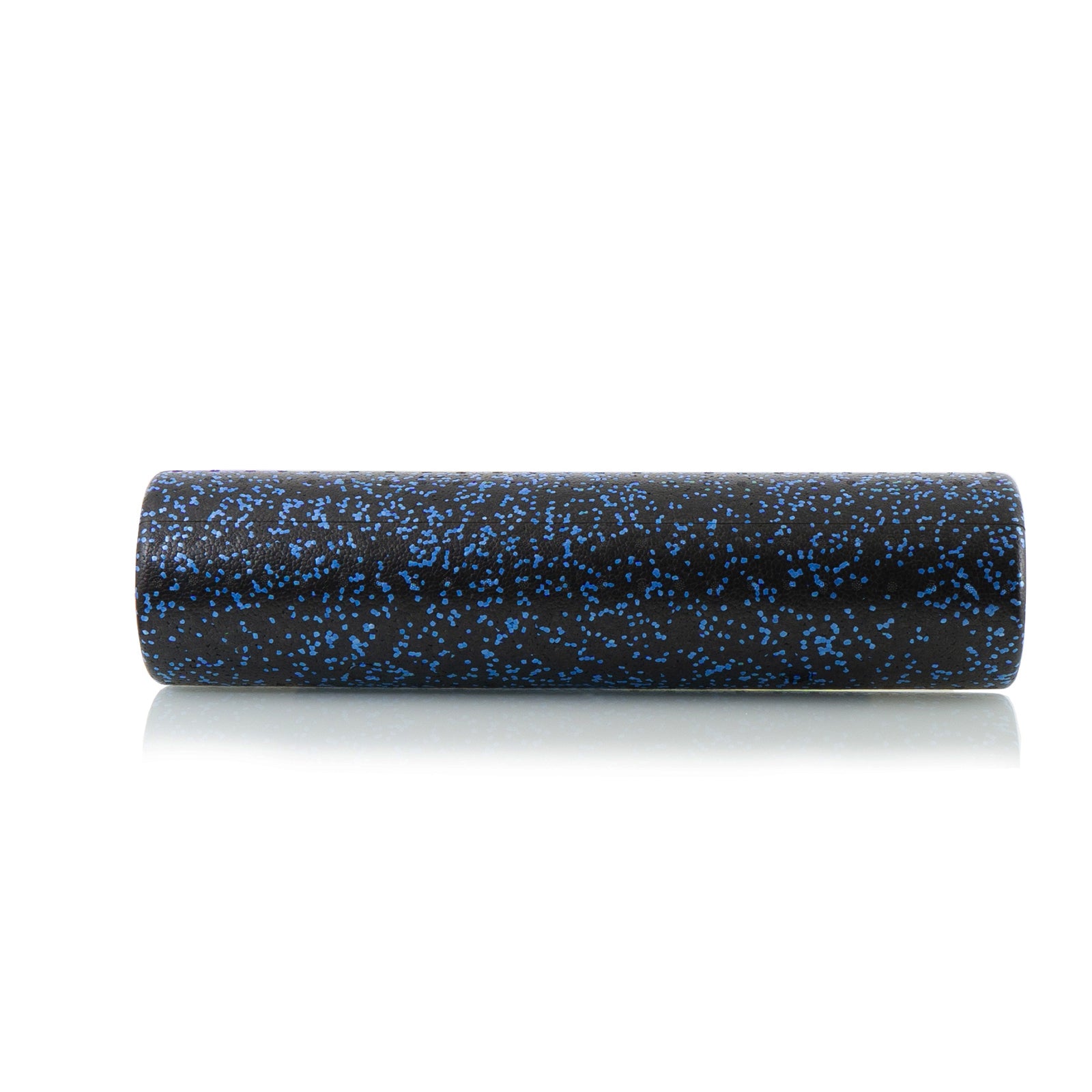 High Density Speckled Foam Roller 24x6-in, Black/Blue