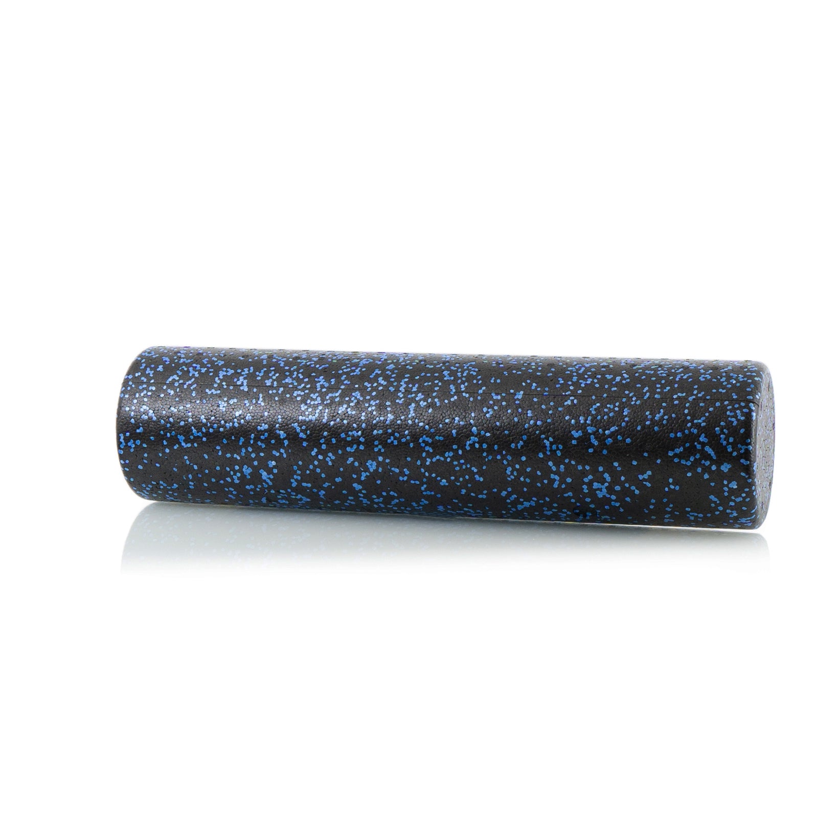 High Density Speckled Foam Roller 24x6-in, Black/Blue