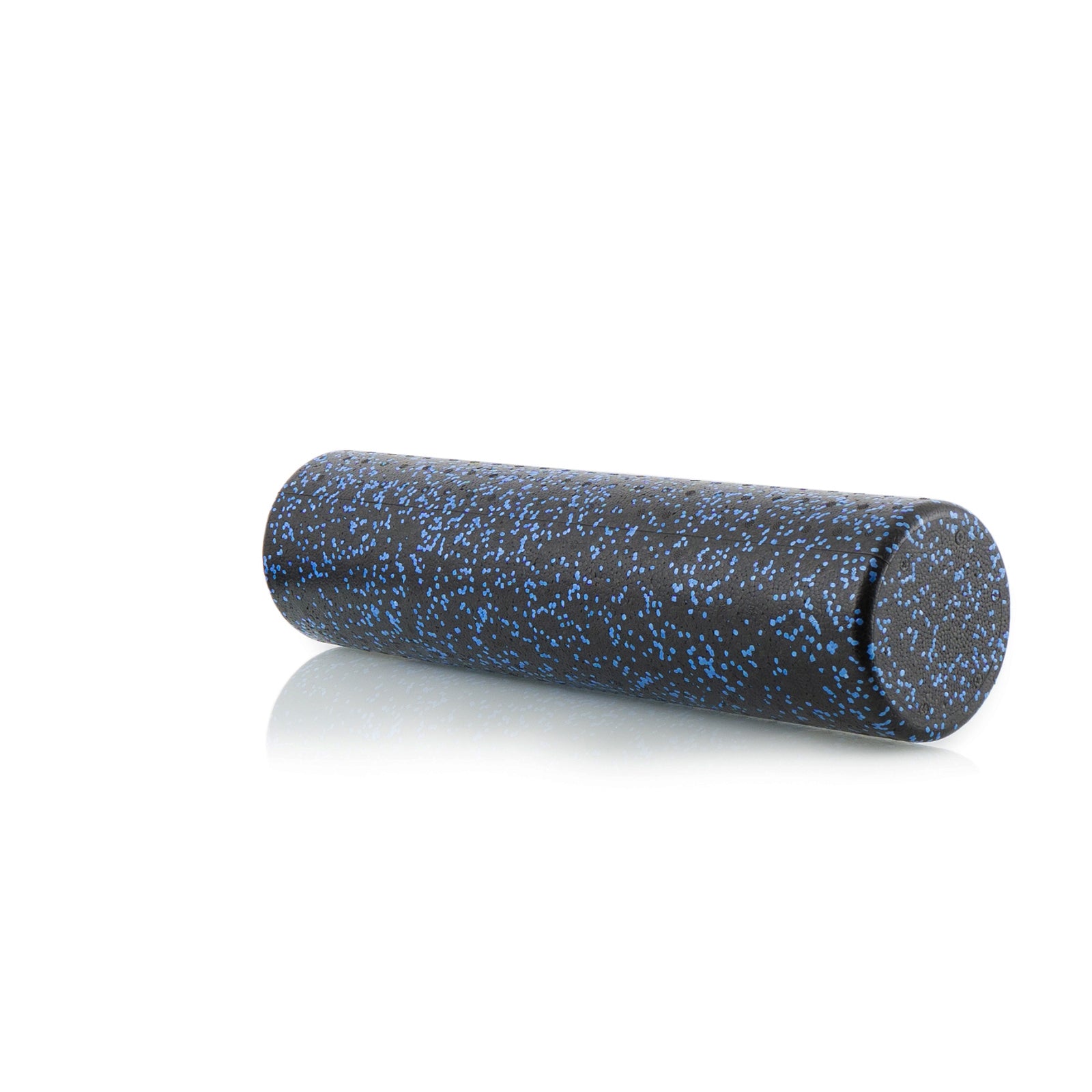 High Density Speckled Foam Roller 24x6-in, Black/Blue