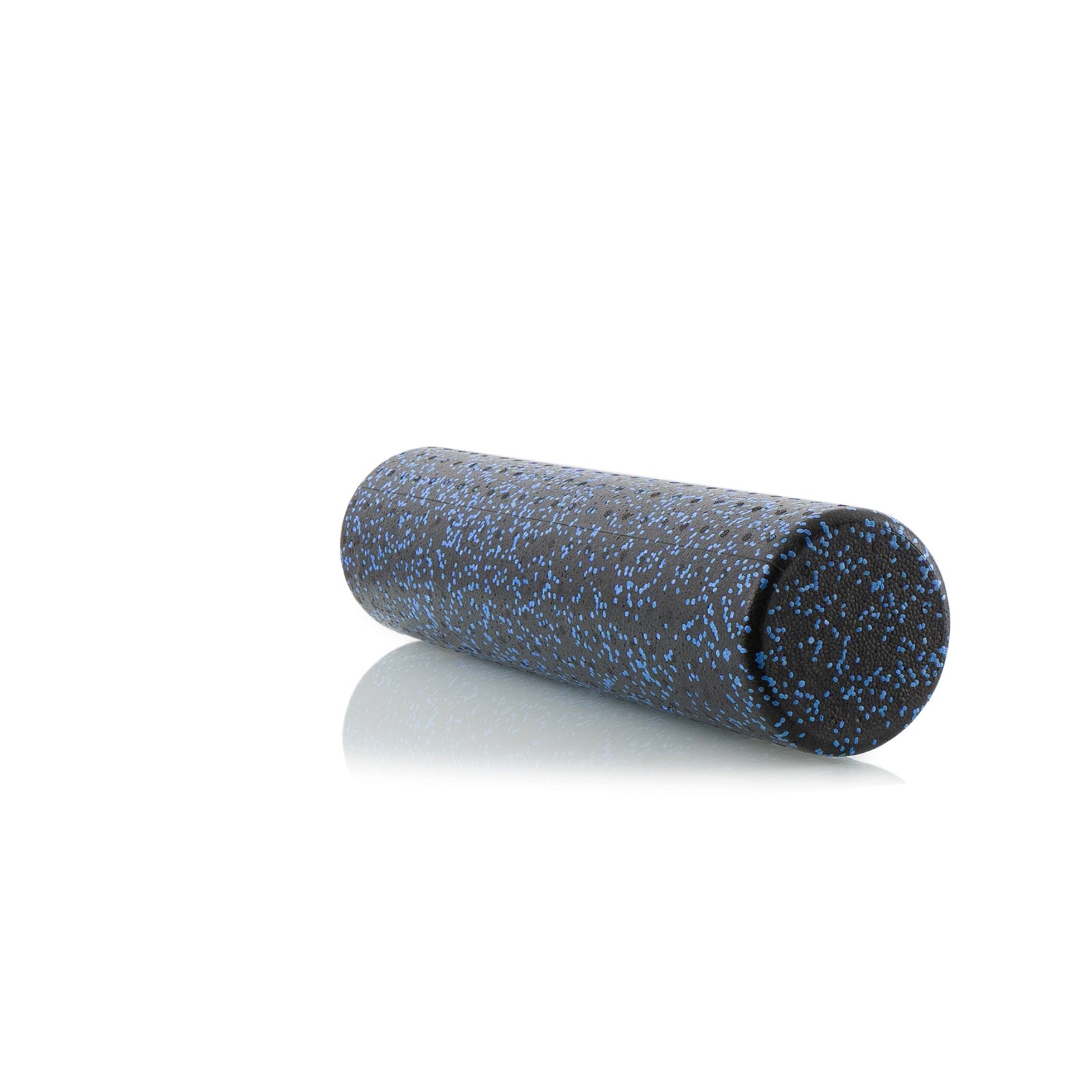 High Density Speckled Foam Roller 24x6-in, Black/Blue