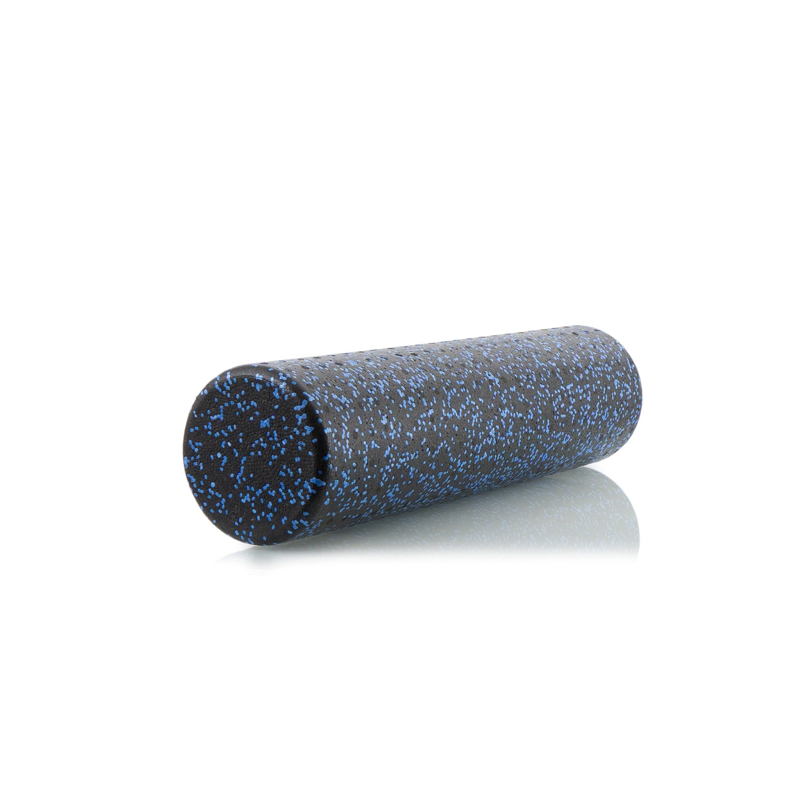 High Density Speckled Foam Roller 24x6-in, Black/Blue
