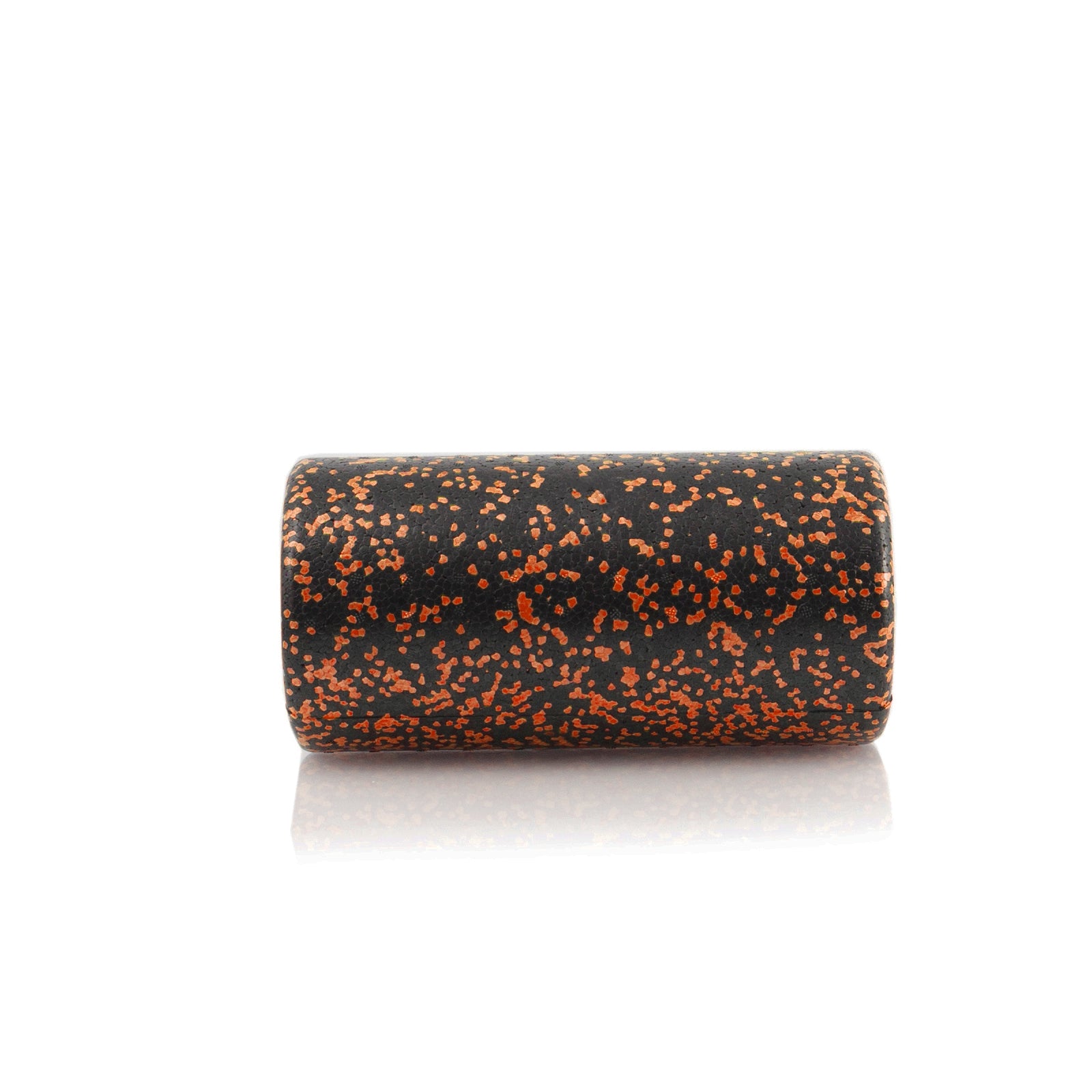 High Density Speckled Foam Roller 12x6-in, Black/Orange