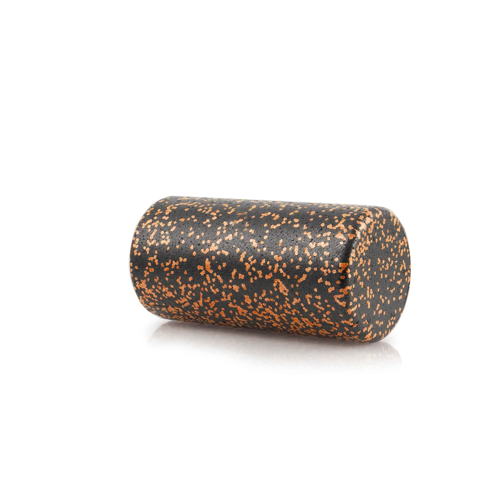 High Density Speckled Foam Roller 12x6-in, Black/Orange