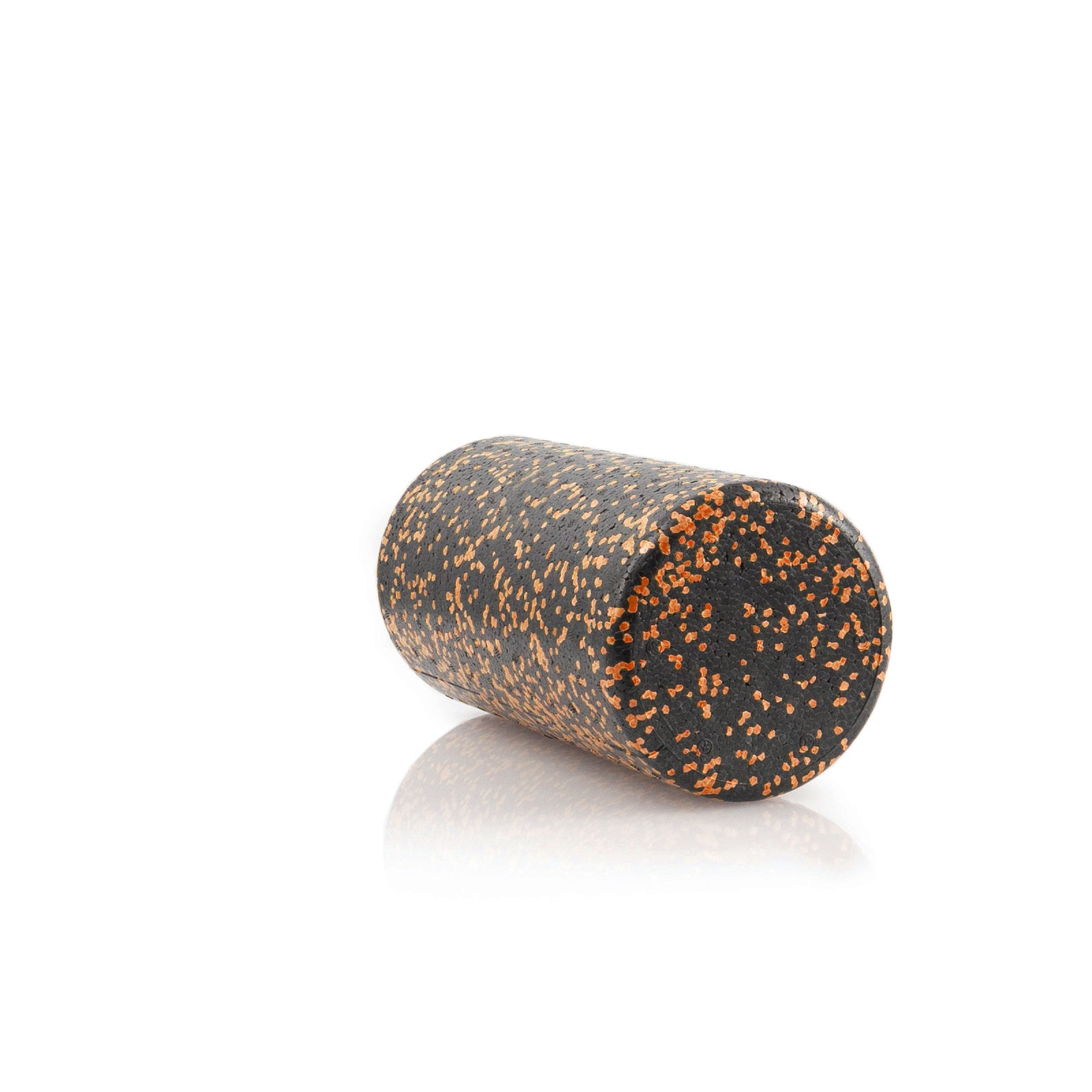 High Density Speckled Foam Roller 12x6-in, Black/Orange