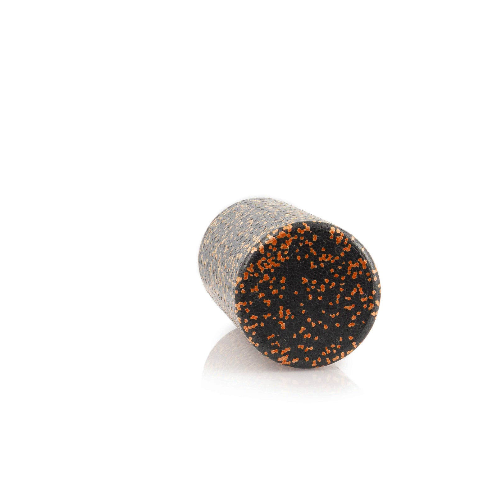 High Density Speckled Foam Roller 12x6-in, Black/Orange