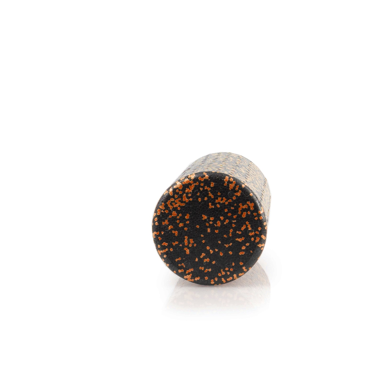 High Density Speckled Foam Roller 12x6-in, Black/Orange
