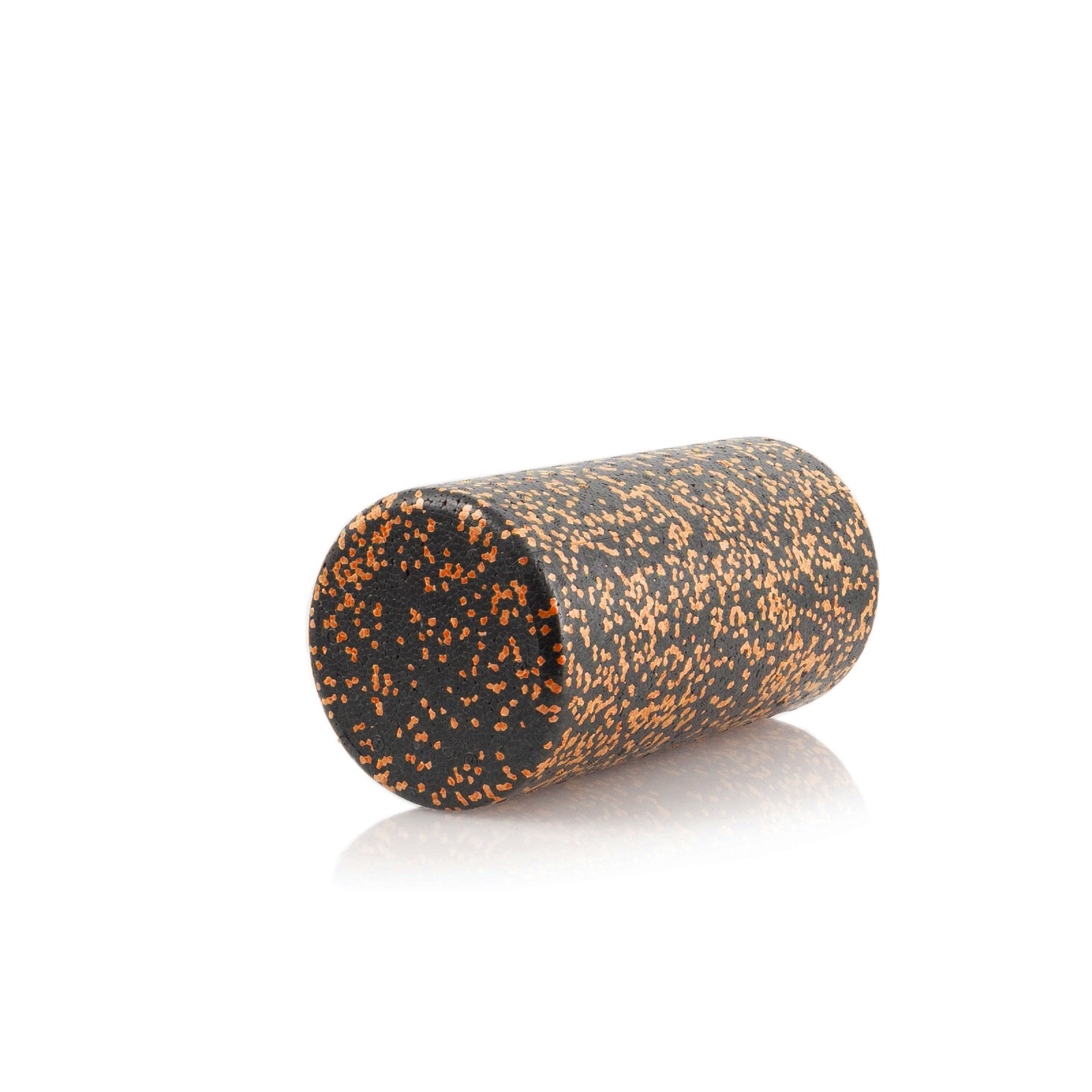 High Density Speckled Foam Roller 12x6-in, Black/Orange