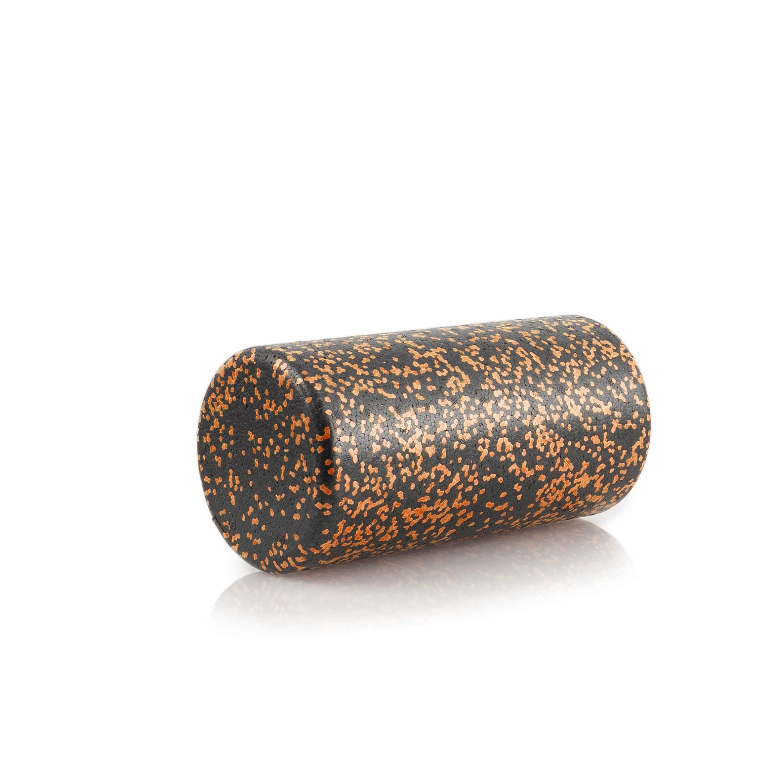 High Density Speckled Foam Roller 12x6-in, Black/Orange