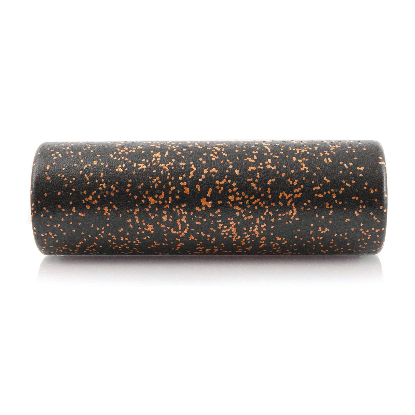 High Density Speckled Foam Roller 18x6-in, Black/Orange