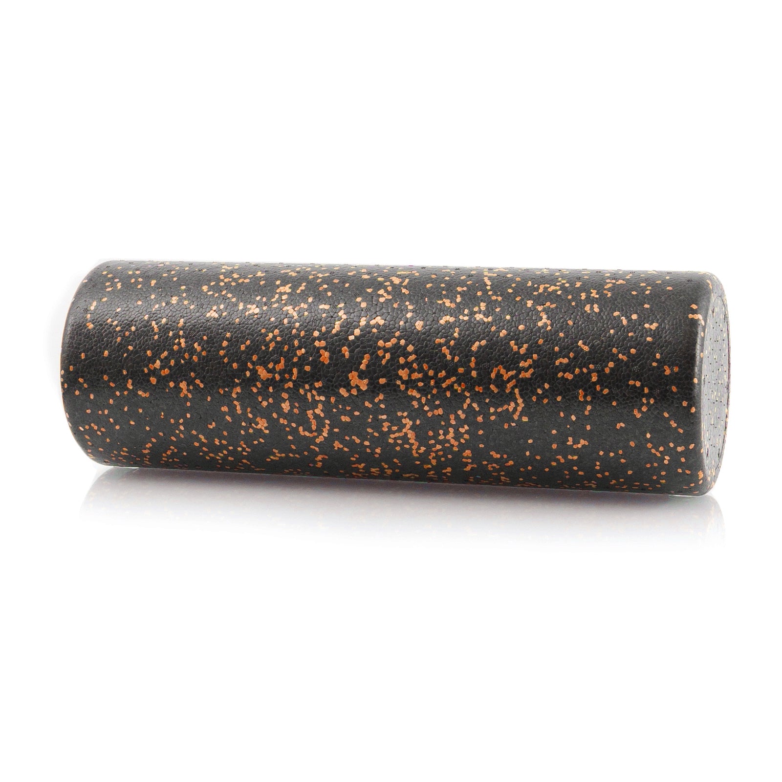 High Density Speckled Foam Roller 18x6-in, Black/Orange