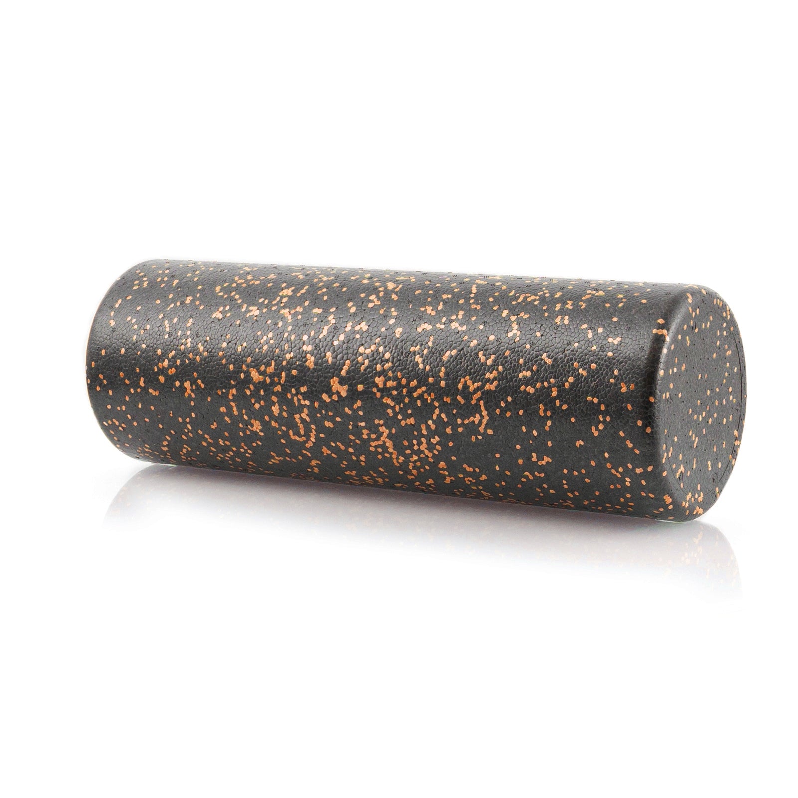 High Density Speckled Foam Roller 18x6-in, Black/Orange