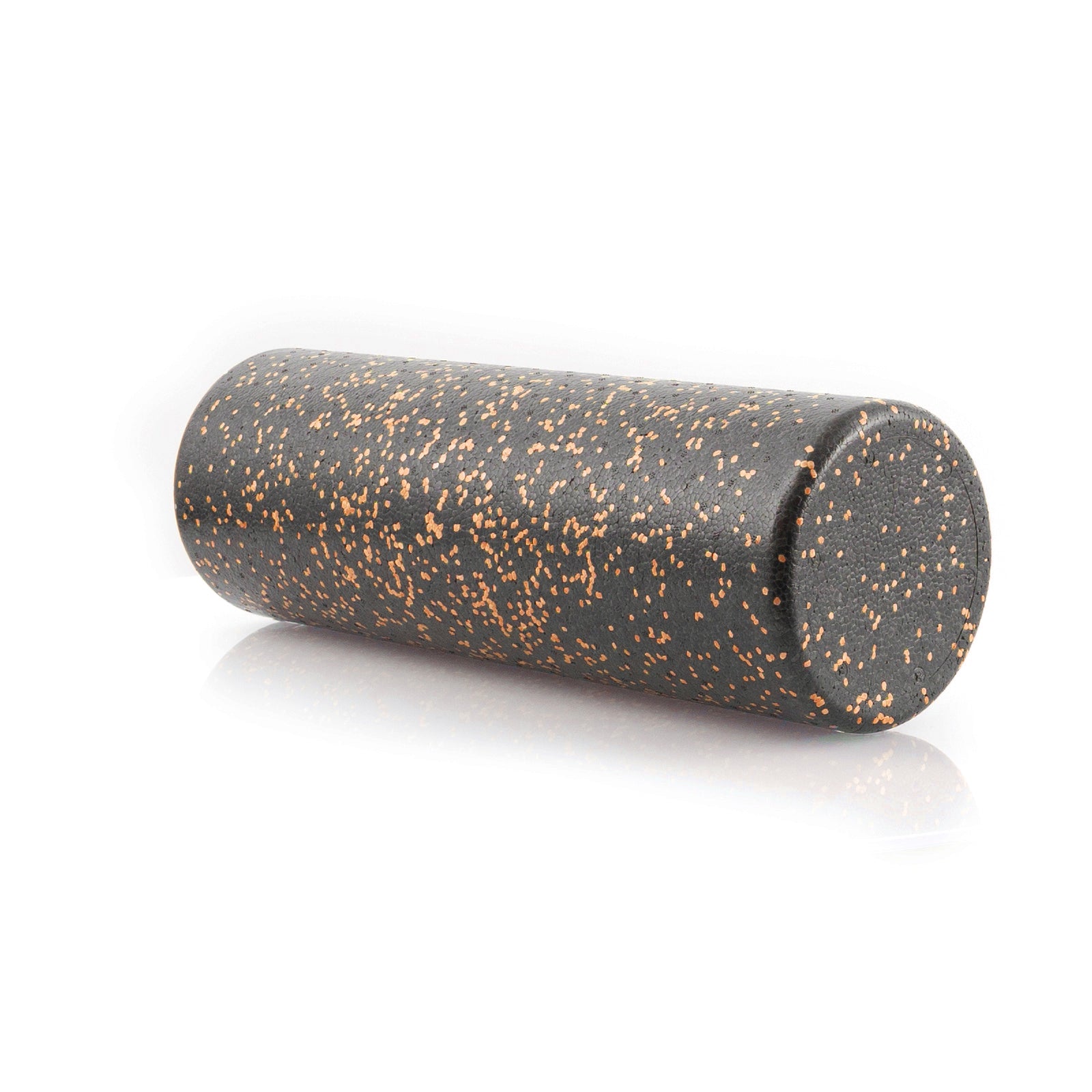 High Density Speckled Foam Roller 18x6-in, Black/Orange