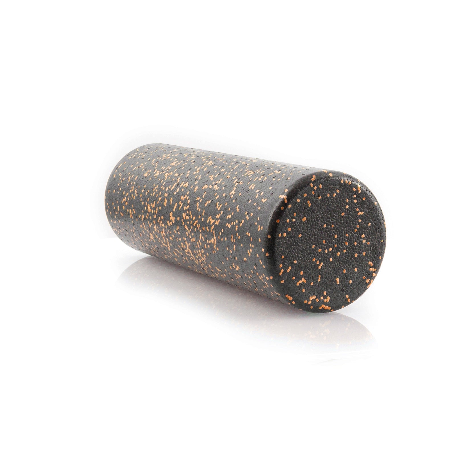 High Density Speckled Foam Roller 18x6-in, Black/Orange