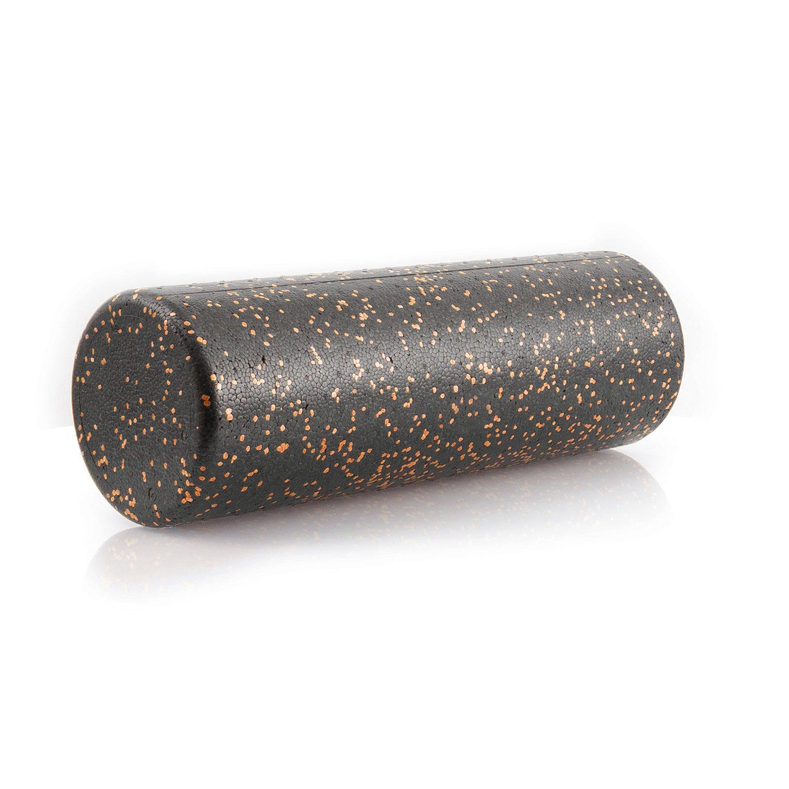 High Density Speckled Foam Roller 18x6-in, Black/Orange