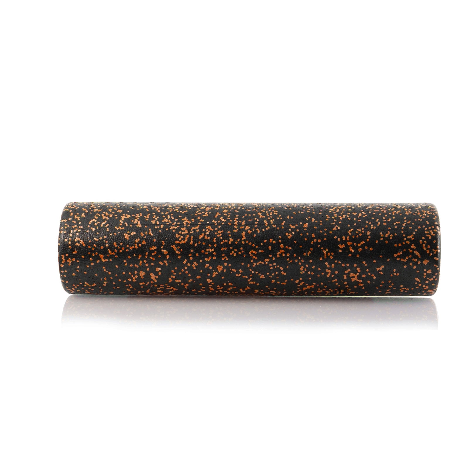 High Density Speckled Foam Roller 24x6-in, Black/Orange