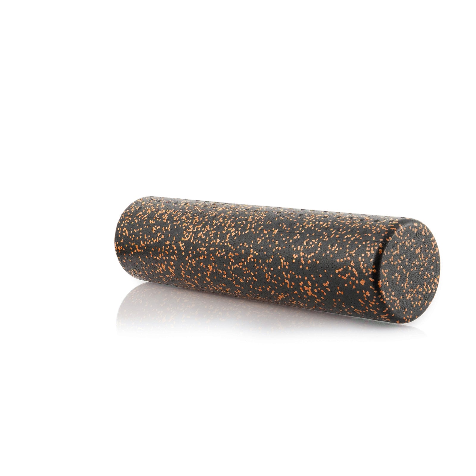 High Density Speckled Foam Roller 24x6-in, Black/Orange