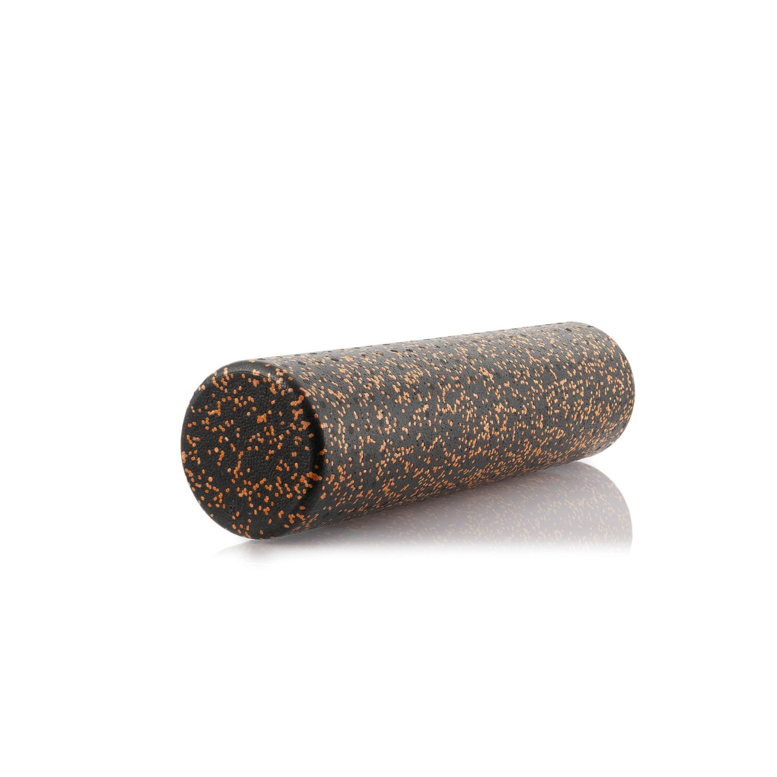 High Density Speckled Foam Roller 24x6-in, Black/Orange