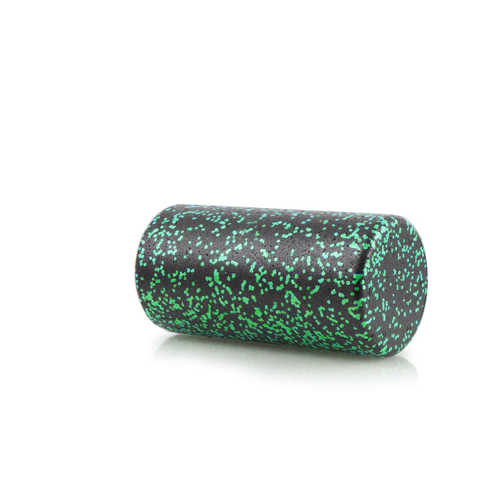 High Density Speckled Foam Roller 12x6-in, Black/Green