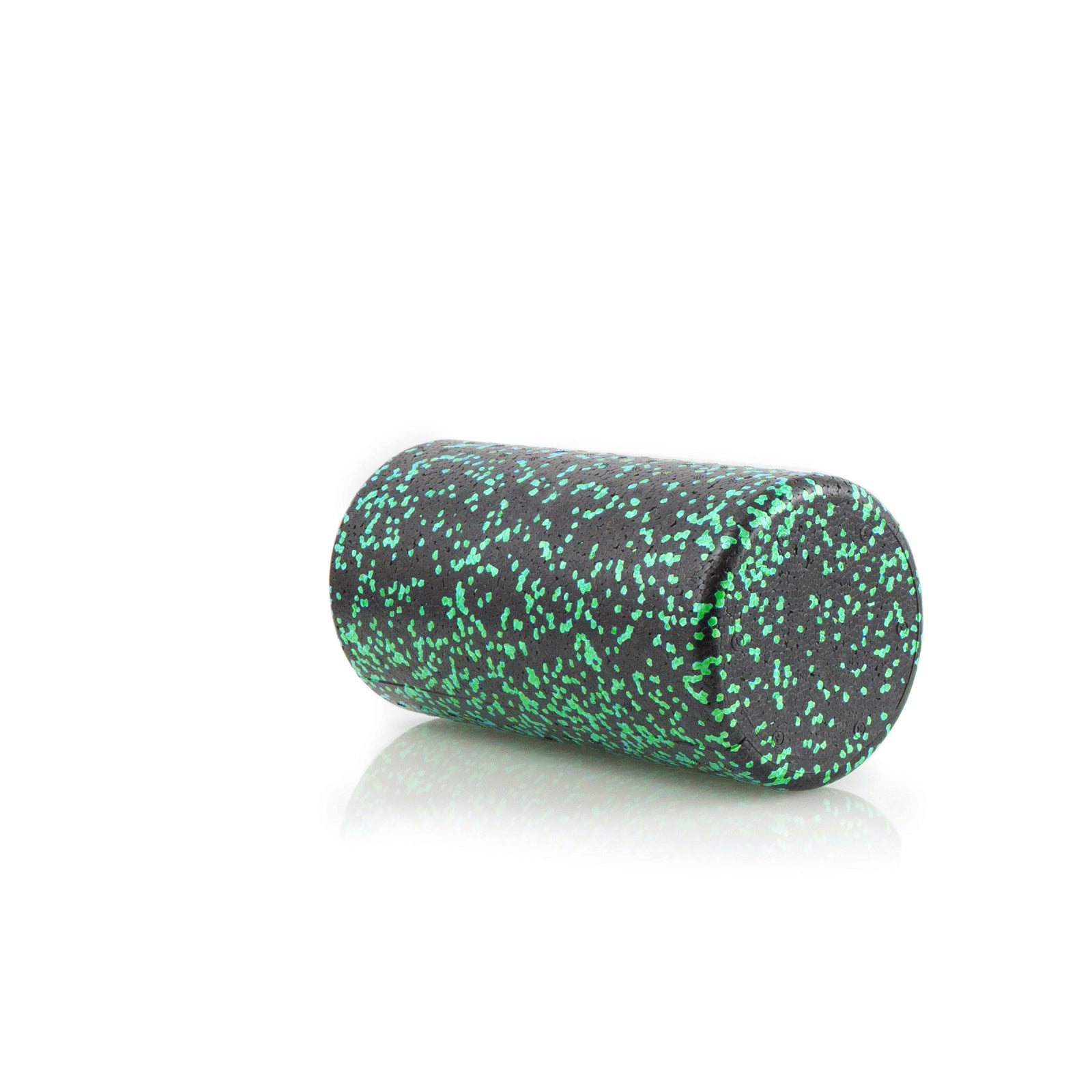High Density Speckled Foam Roller 12x6-in, Black/Green