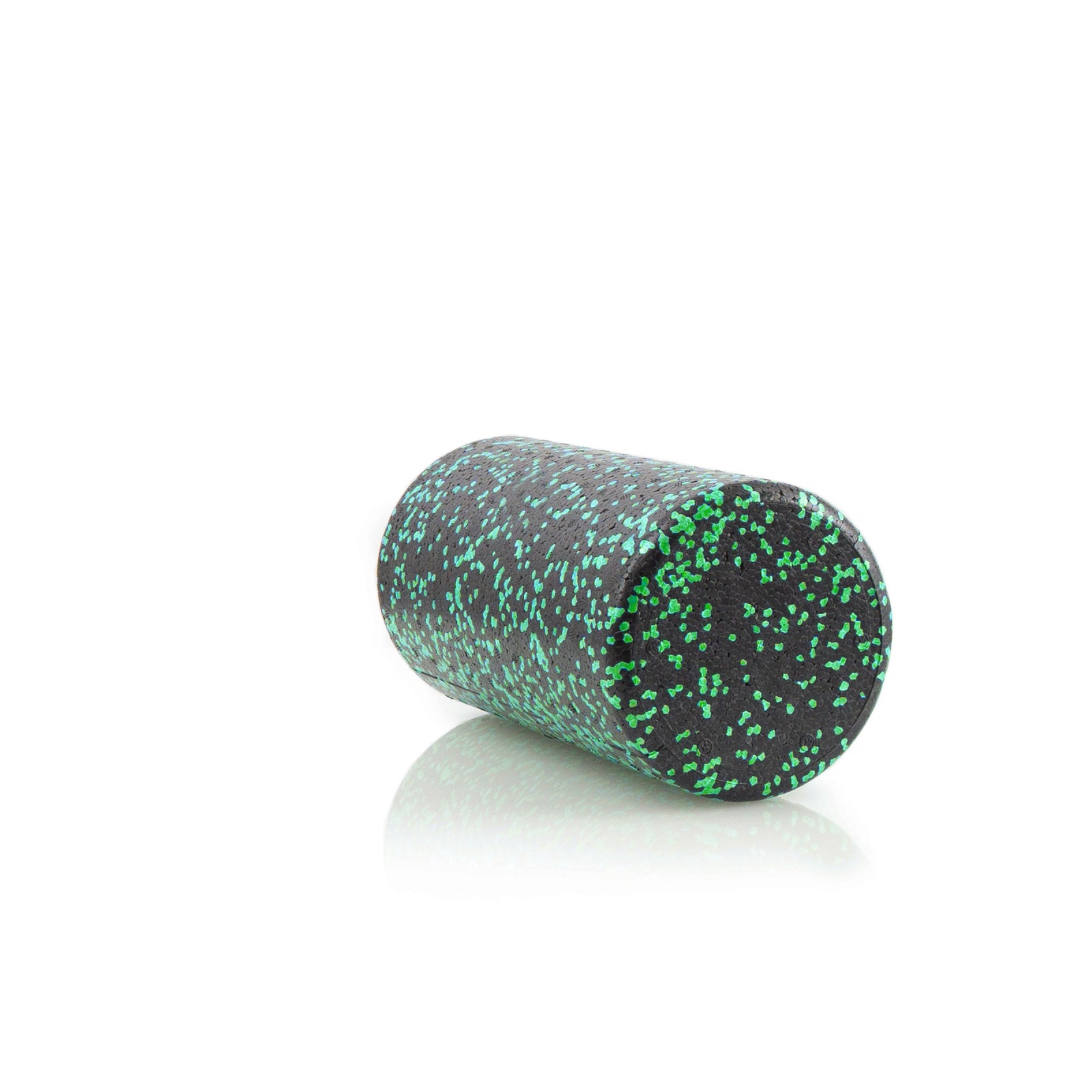 High Density Speckled Foam Roller 12x6-in, Black/Green