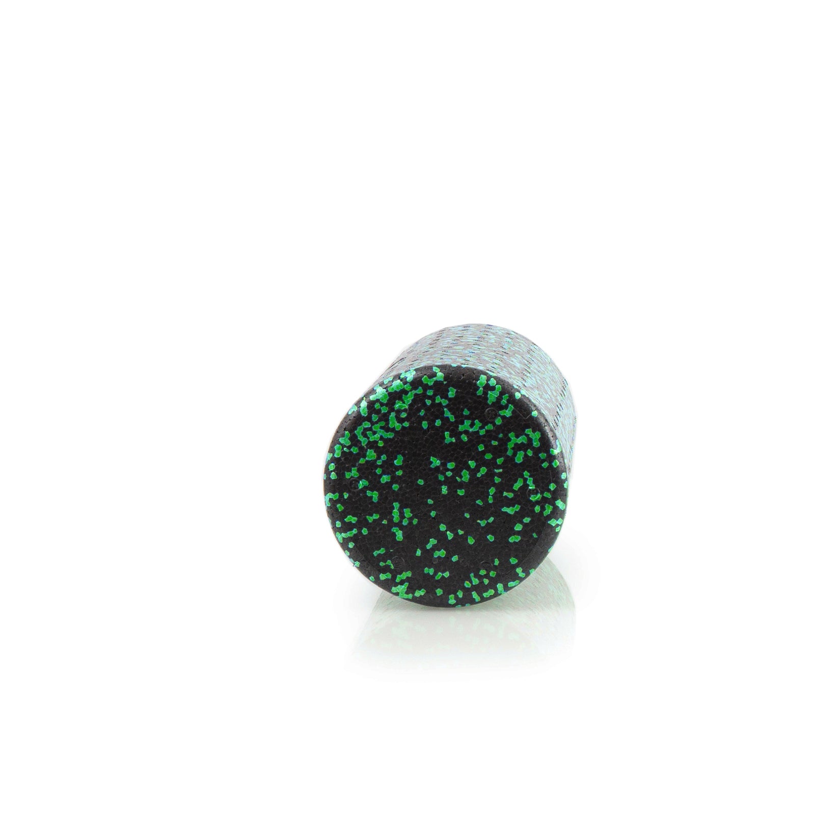 High Density Speckled Foam Roller 12x6-in, Black/Green