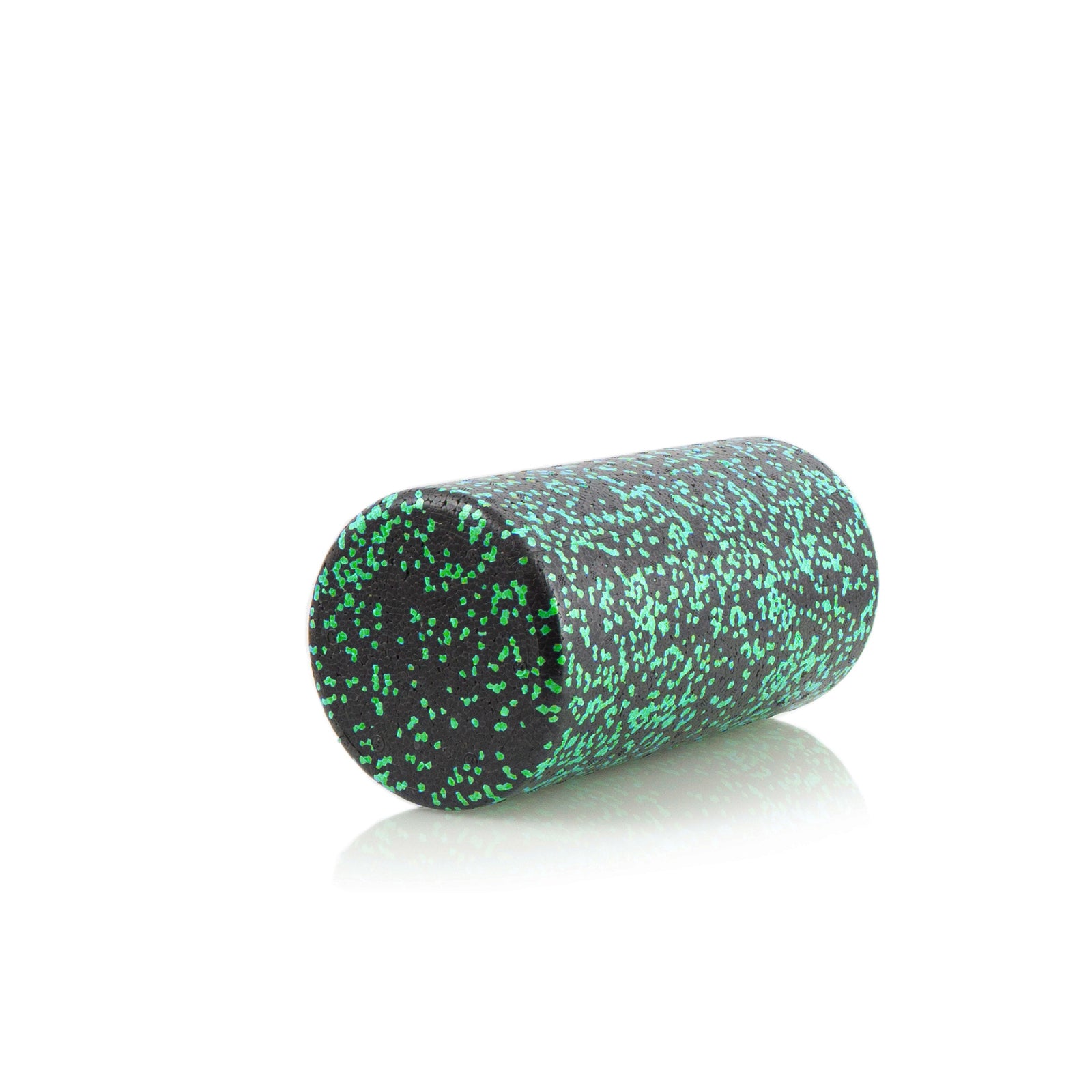 High Density Speckled Foam Roller 12x6-in, Black/Green