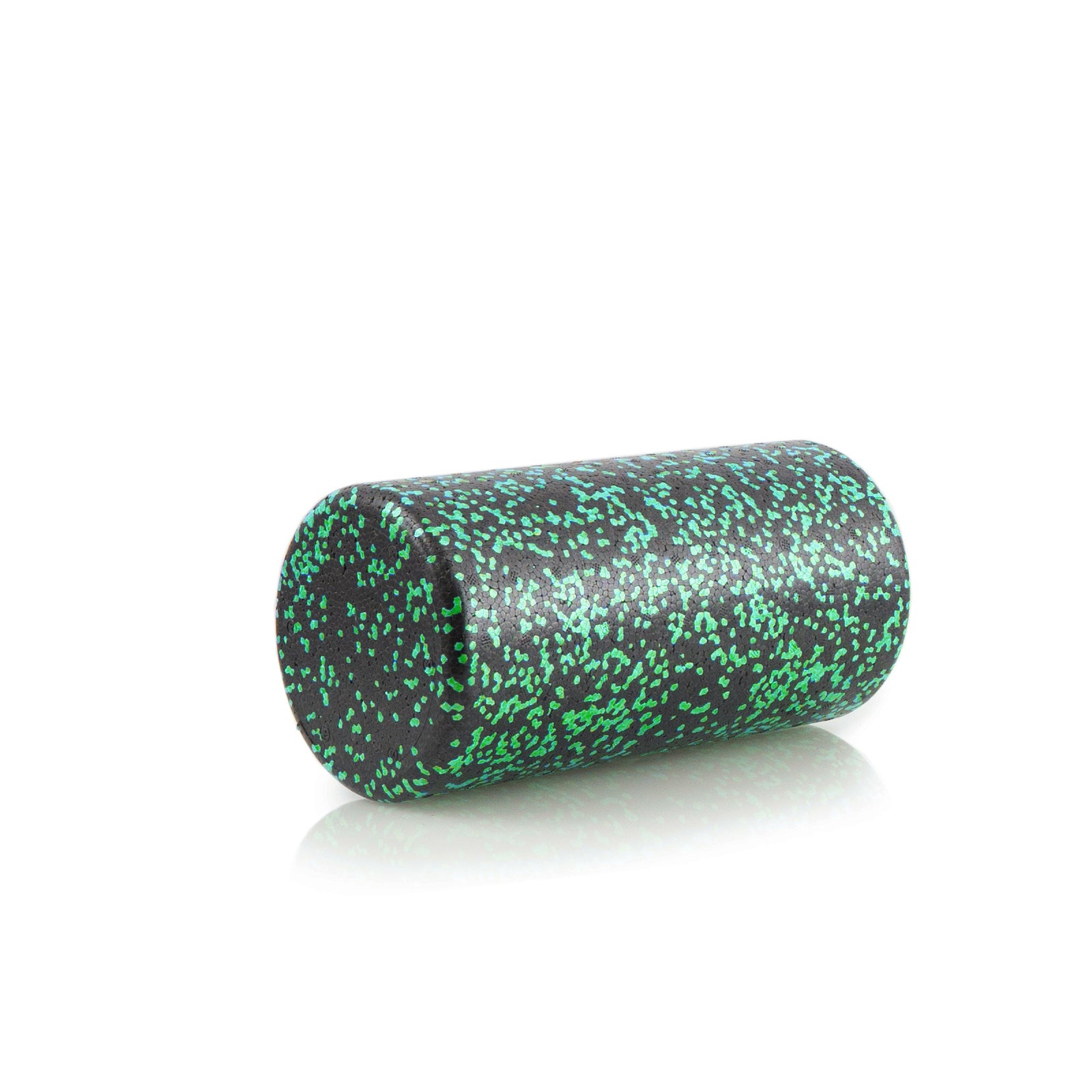 High Density Speckled Foam Roller 12x6-in, Black/Green