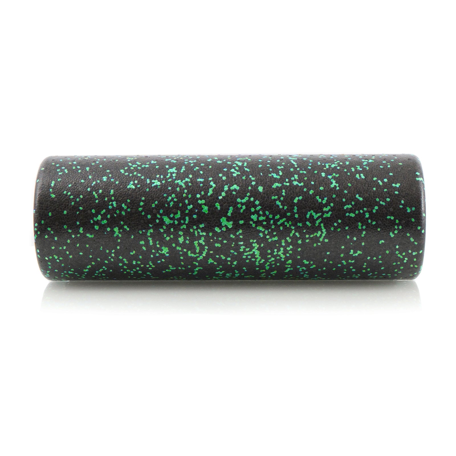 High Density Speckled Foam Roller 18x6-in, Black/Green