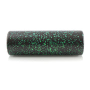 High Density Speckled Foam Roller 18x6-in, Black/Green