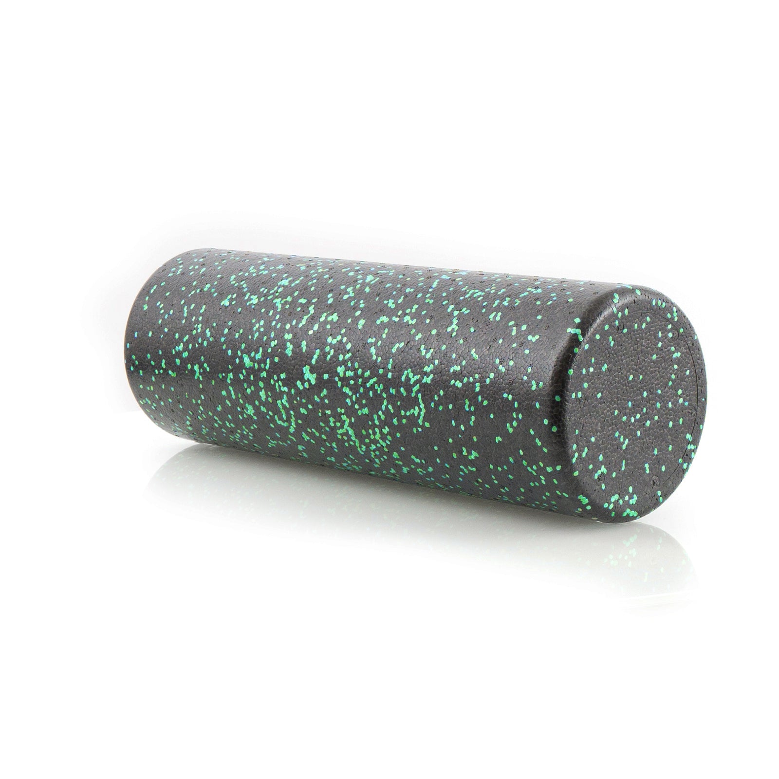 High Density Speckled Foam Roller 18x6-in, Black/Green