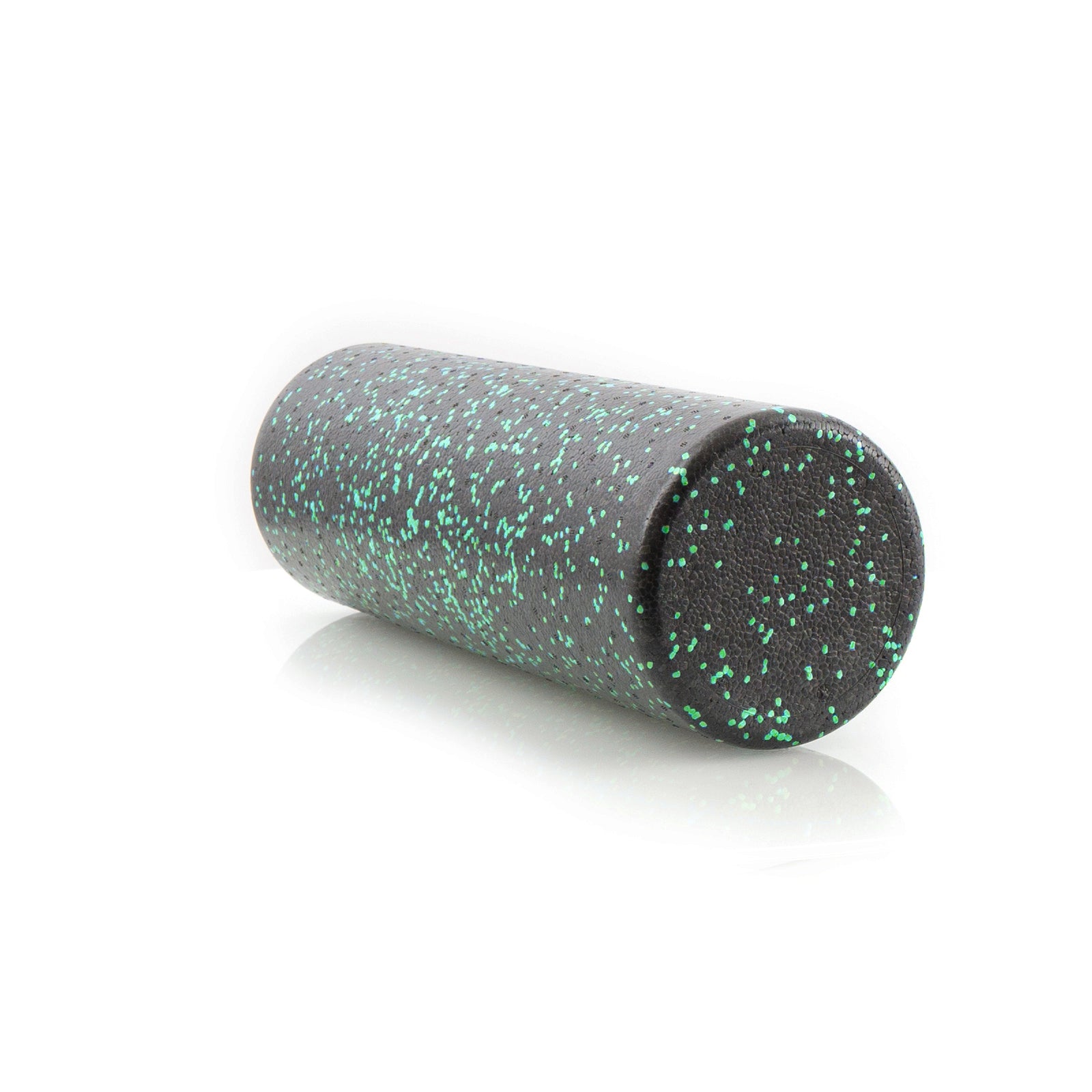 High Density Speckled Foam Roller 18x6-in, Black/Green