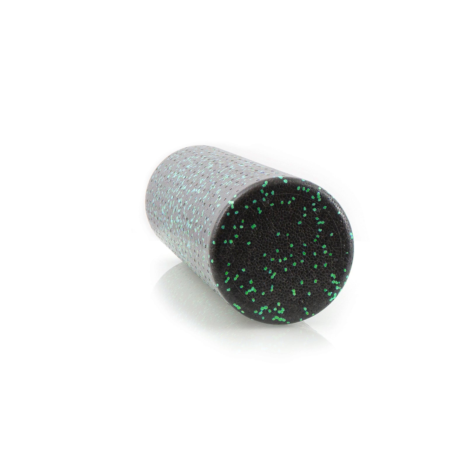 High Density Speckled Foam Roller 18x6-in, Black/Green
