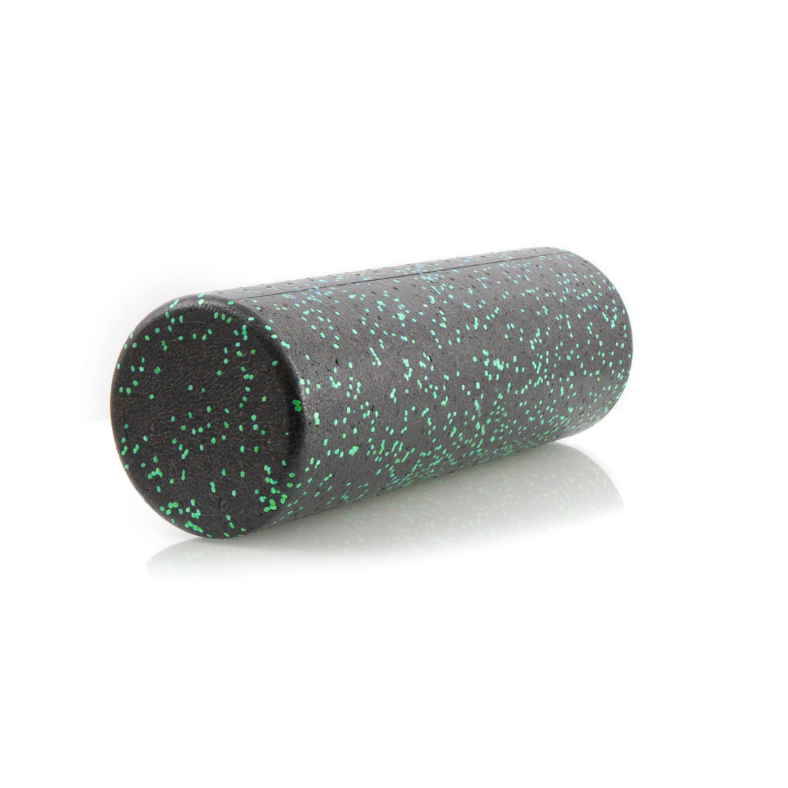 High Density Speckled Foam Roller 18x6-in, Black/Green