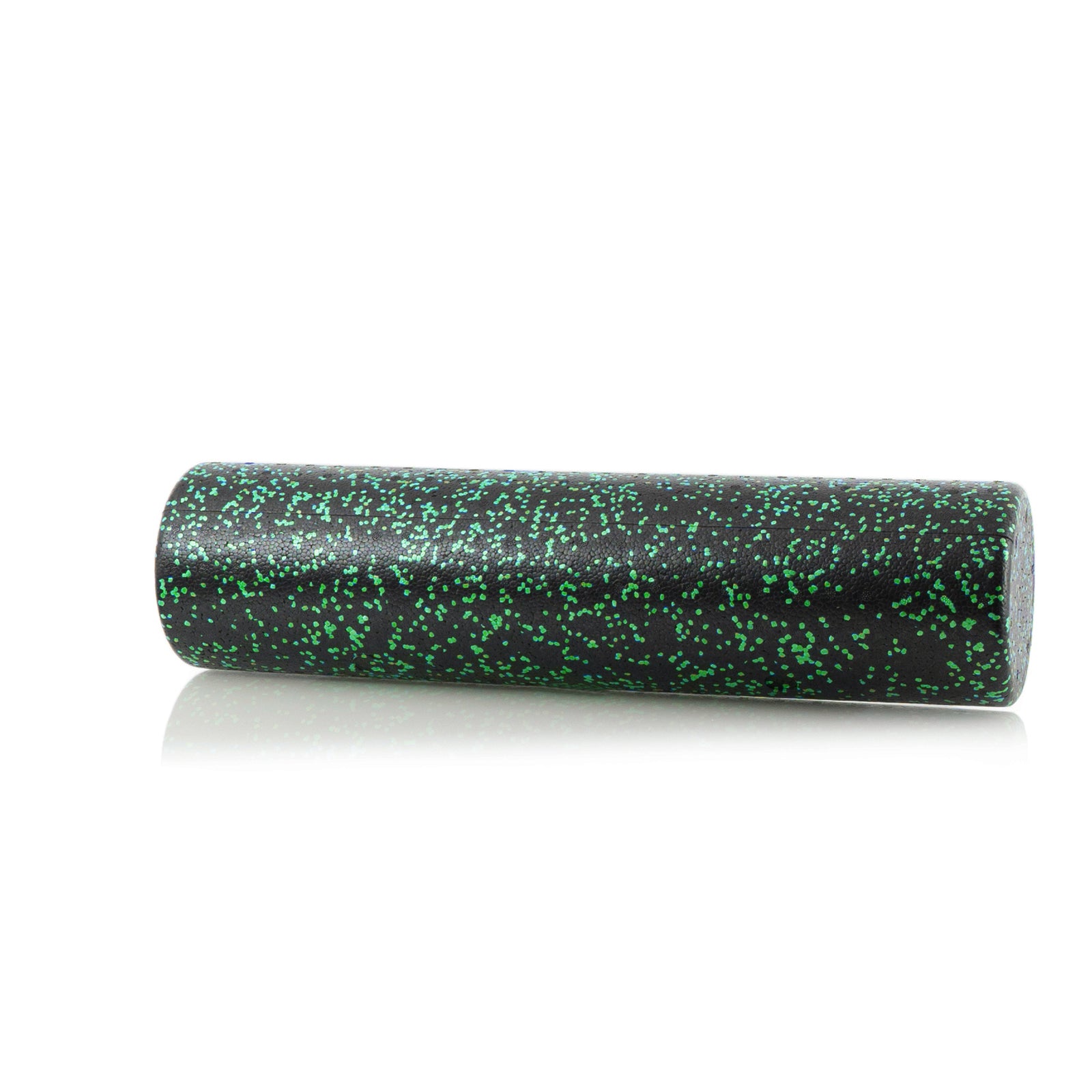 High Density Speckled Foam Roller 24x6-in, Black/Green