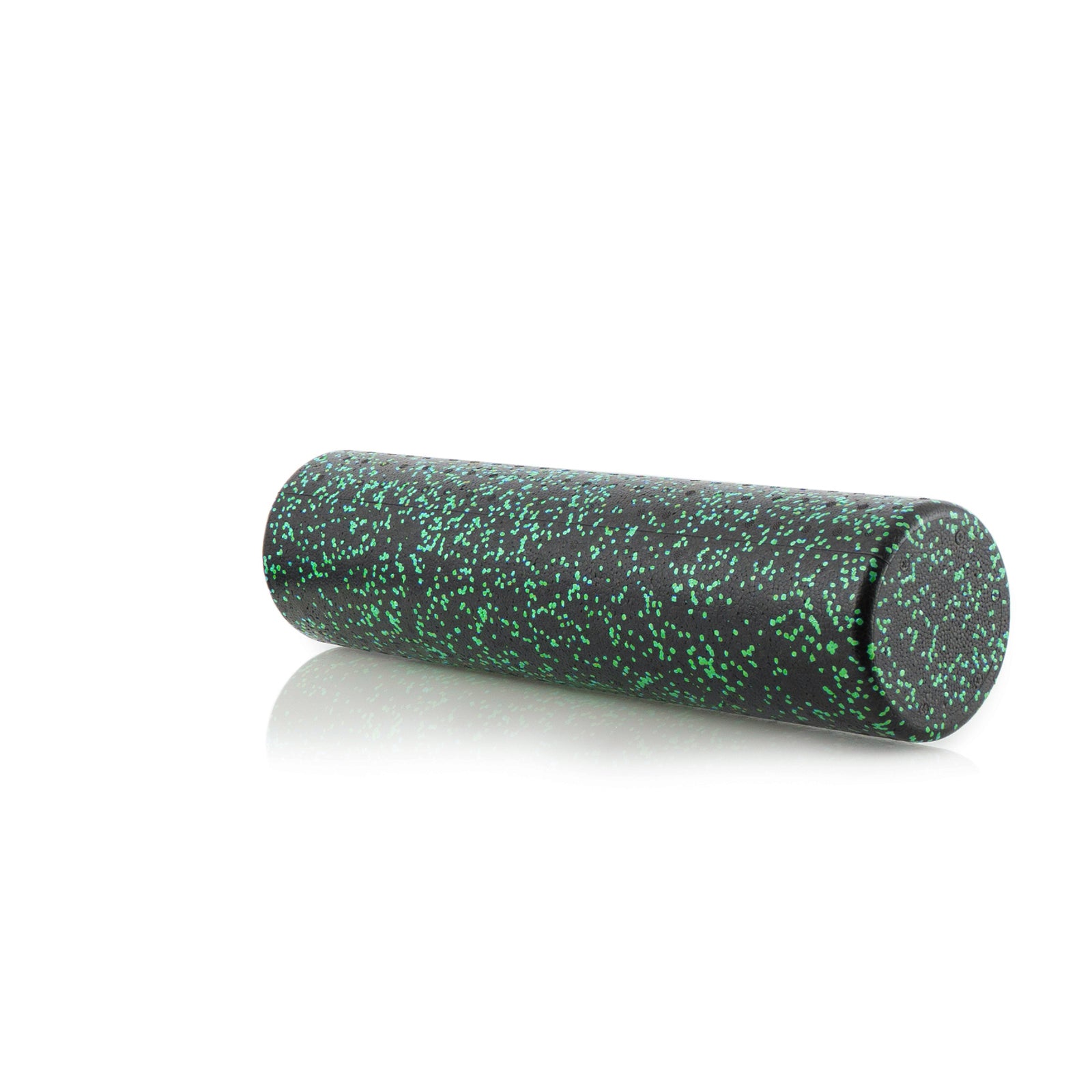 High Density Speckled Foam Roller 24x6-in, Black/Green