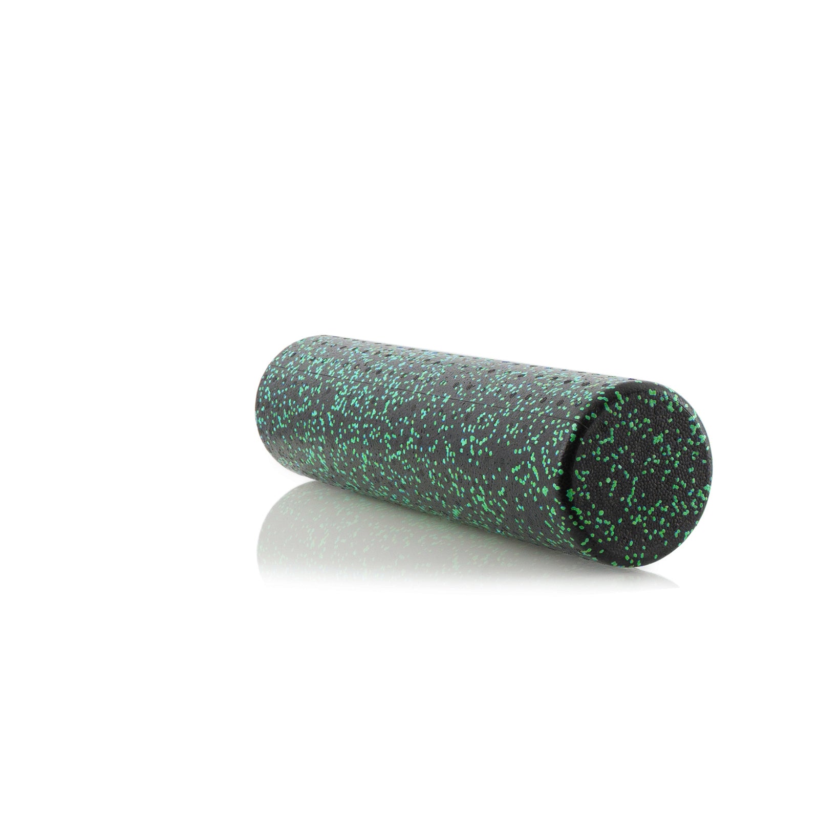 High Density Speckled Foam Roller 24x6-in, Black/Green