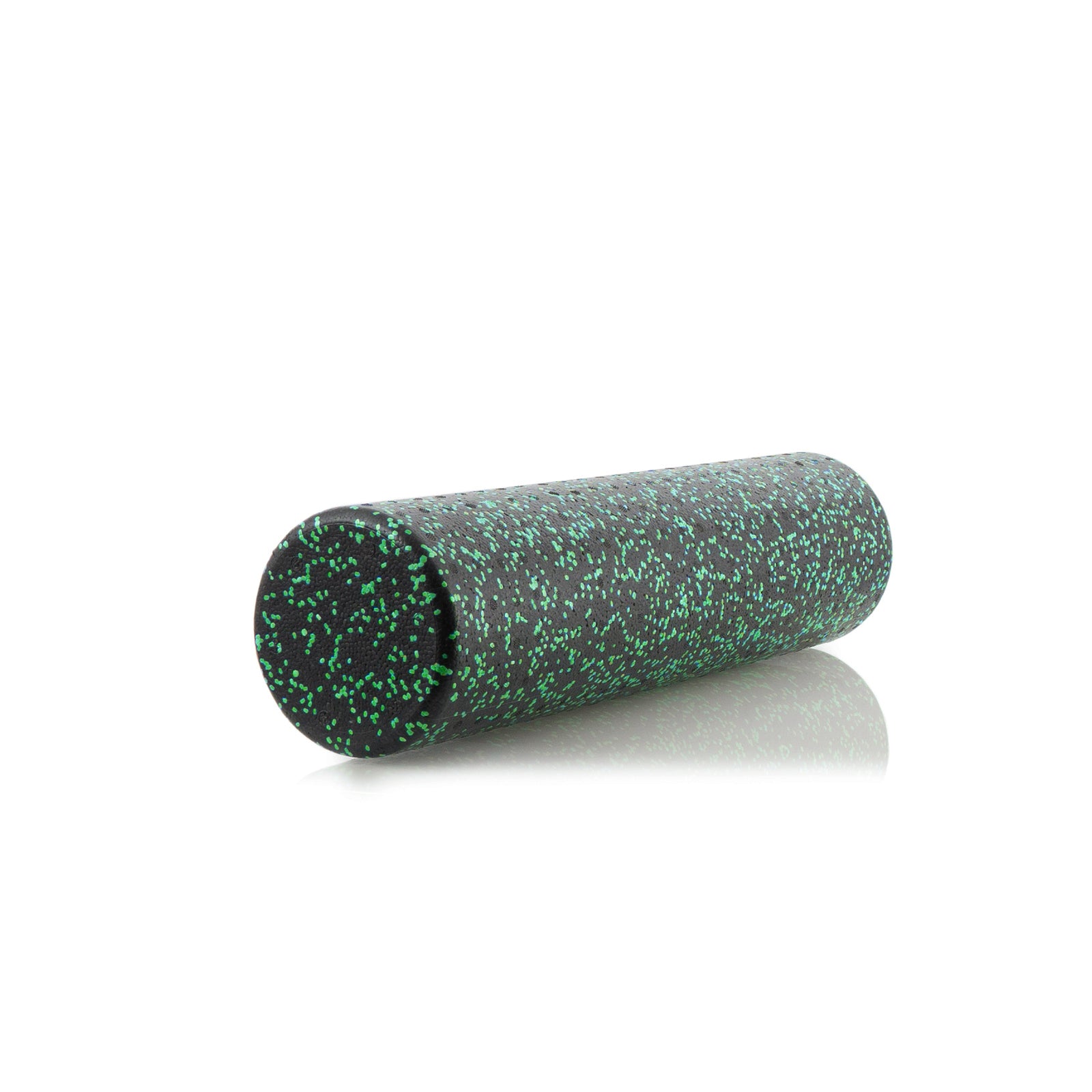 High Density Speckled Foam Roller 24x6-in, Black/Green