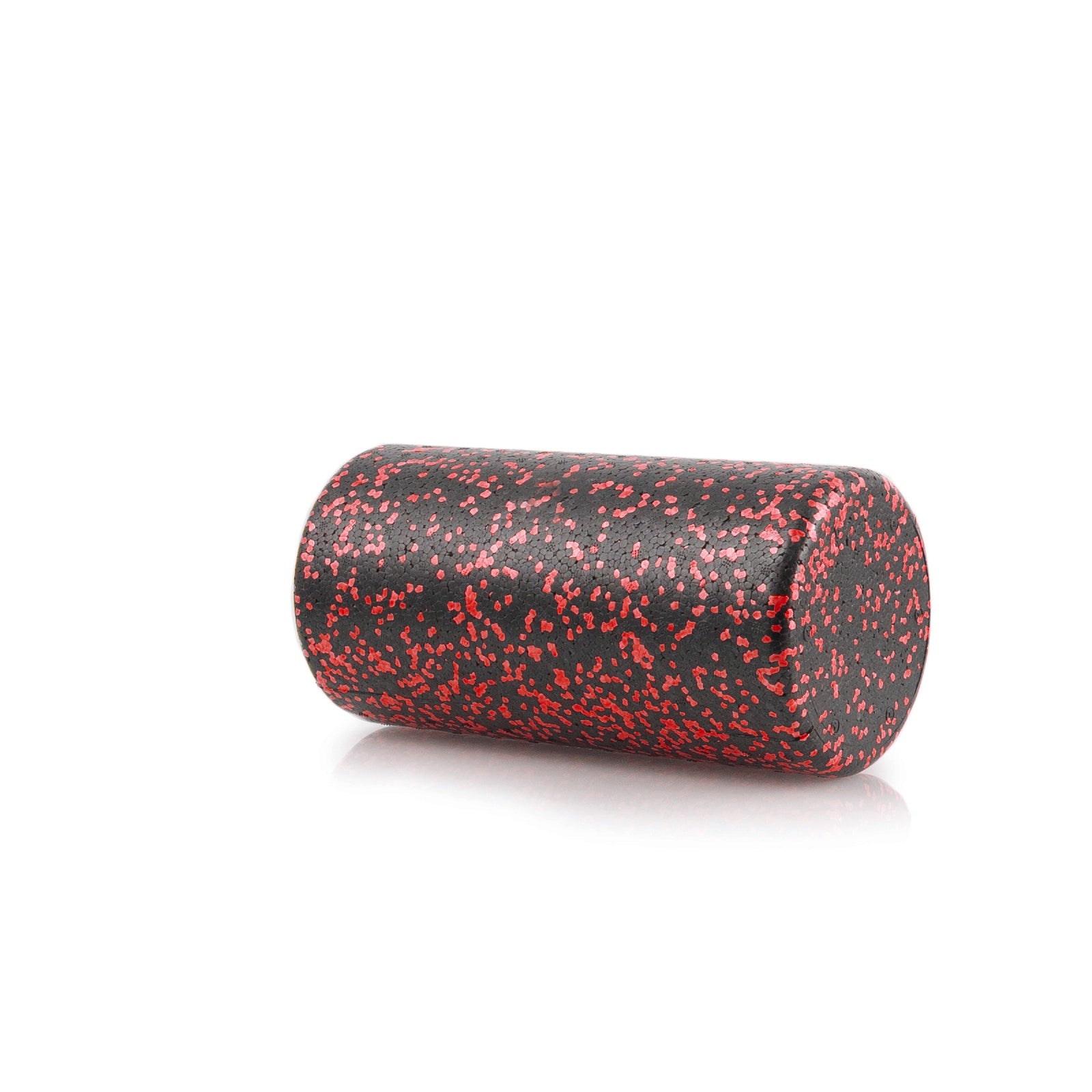 High Density Speckled Foam Roller 12x6-in, Black/Red
