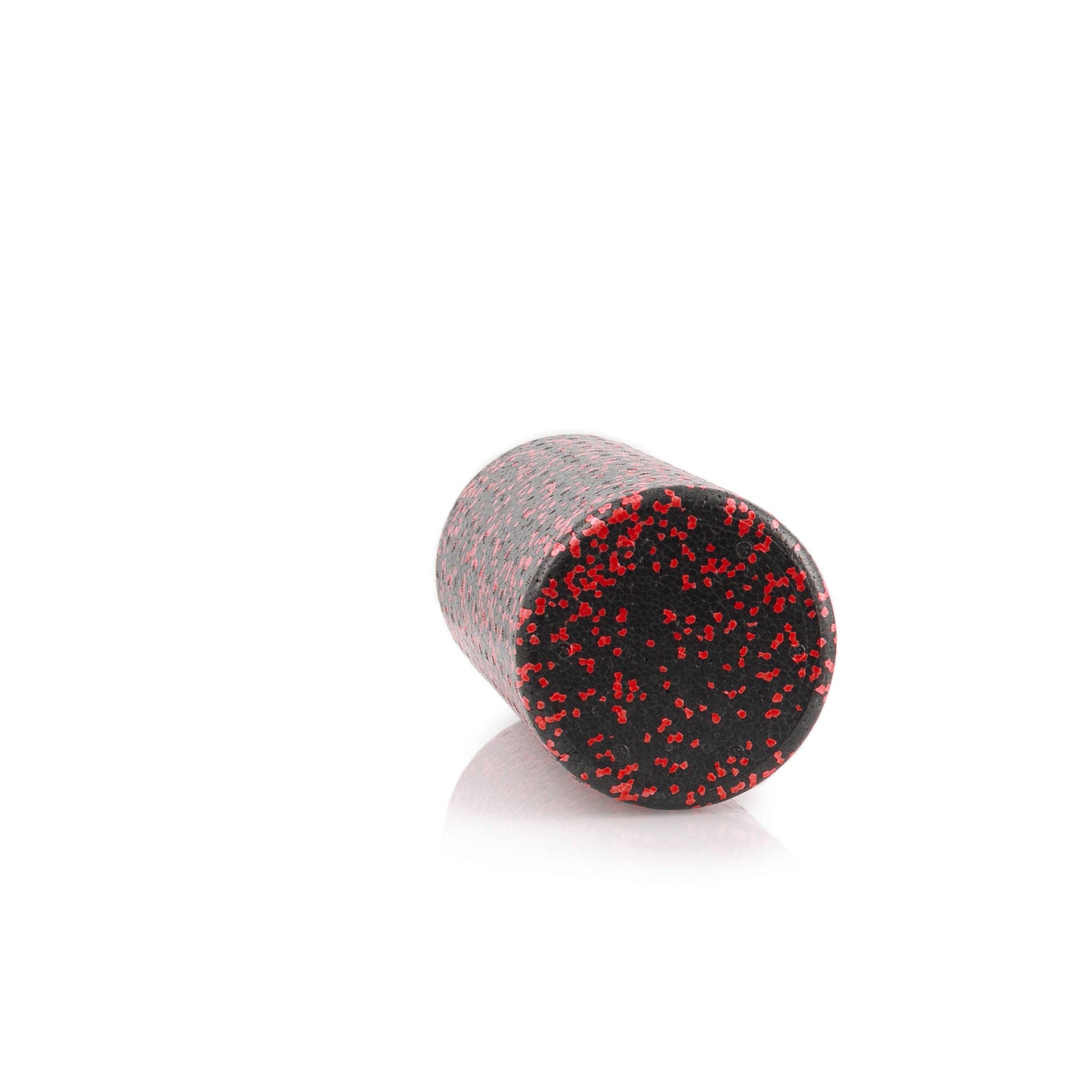 High Density Speckled Foam Roller 12x6-in, Black/Red