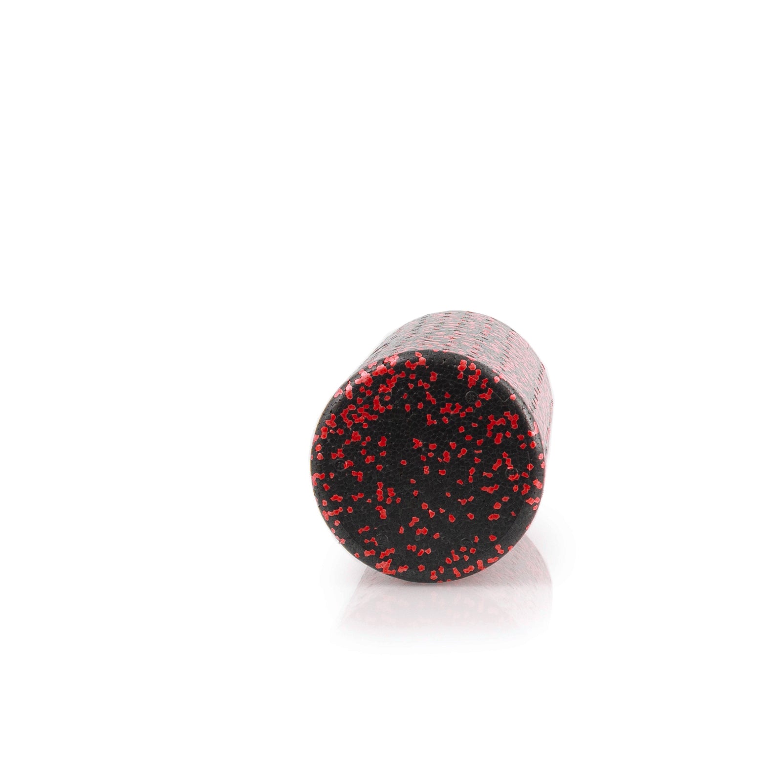 High Density Speckled Foam Roller 12x6-in, Black/Red