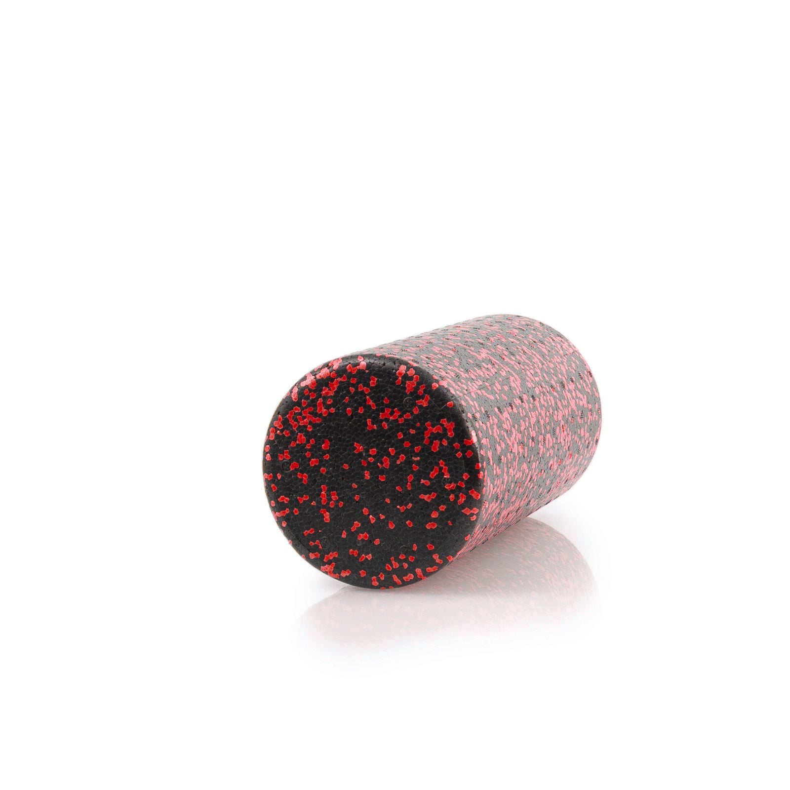High Density Speckled Foam Roller 12x6-in, Black/Red