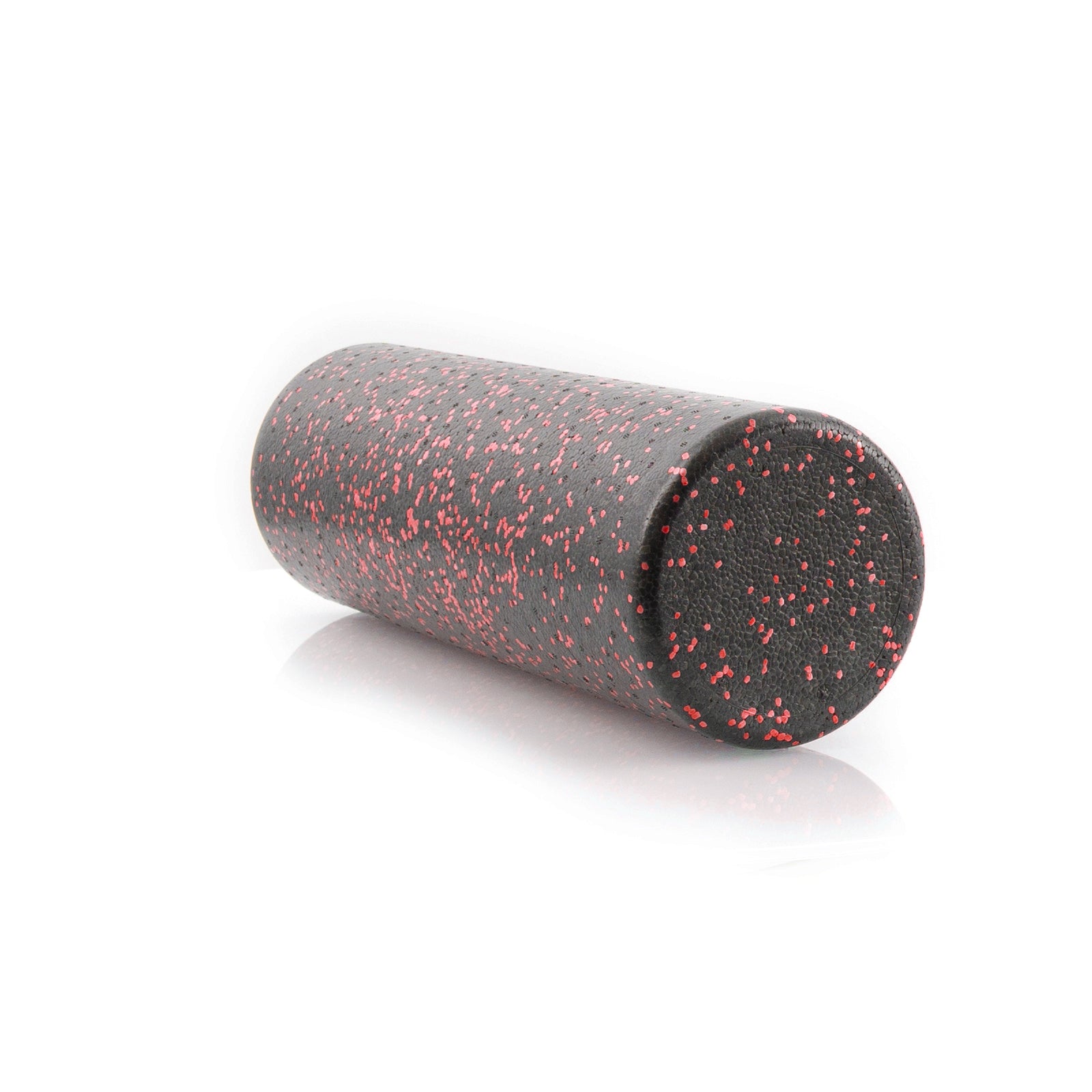 High Density Speckled Foam Roller 18x6-in, Black/Red