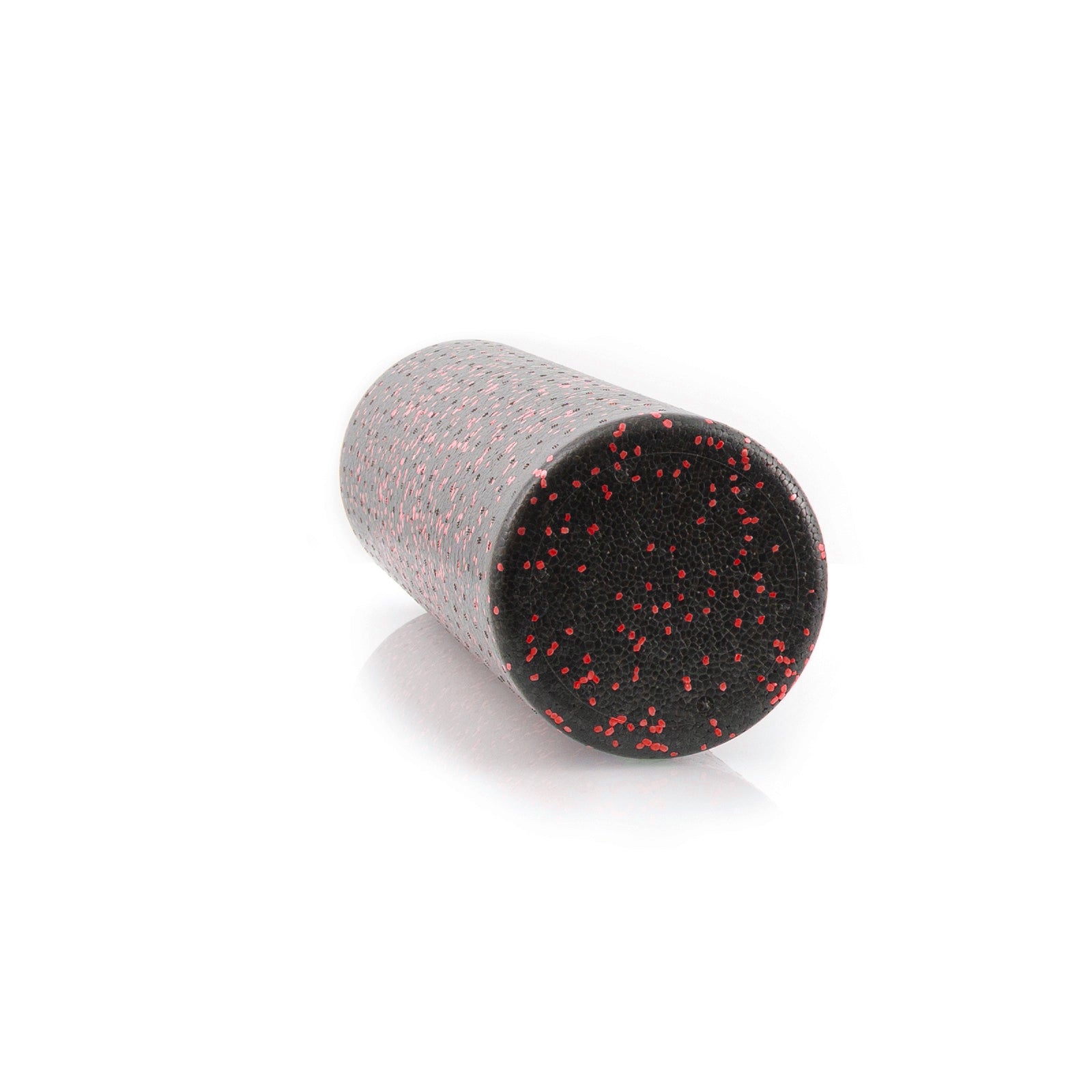 High Density Speckled Foam Roller 18x6-in, Black/Red