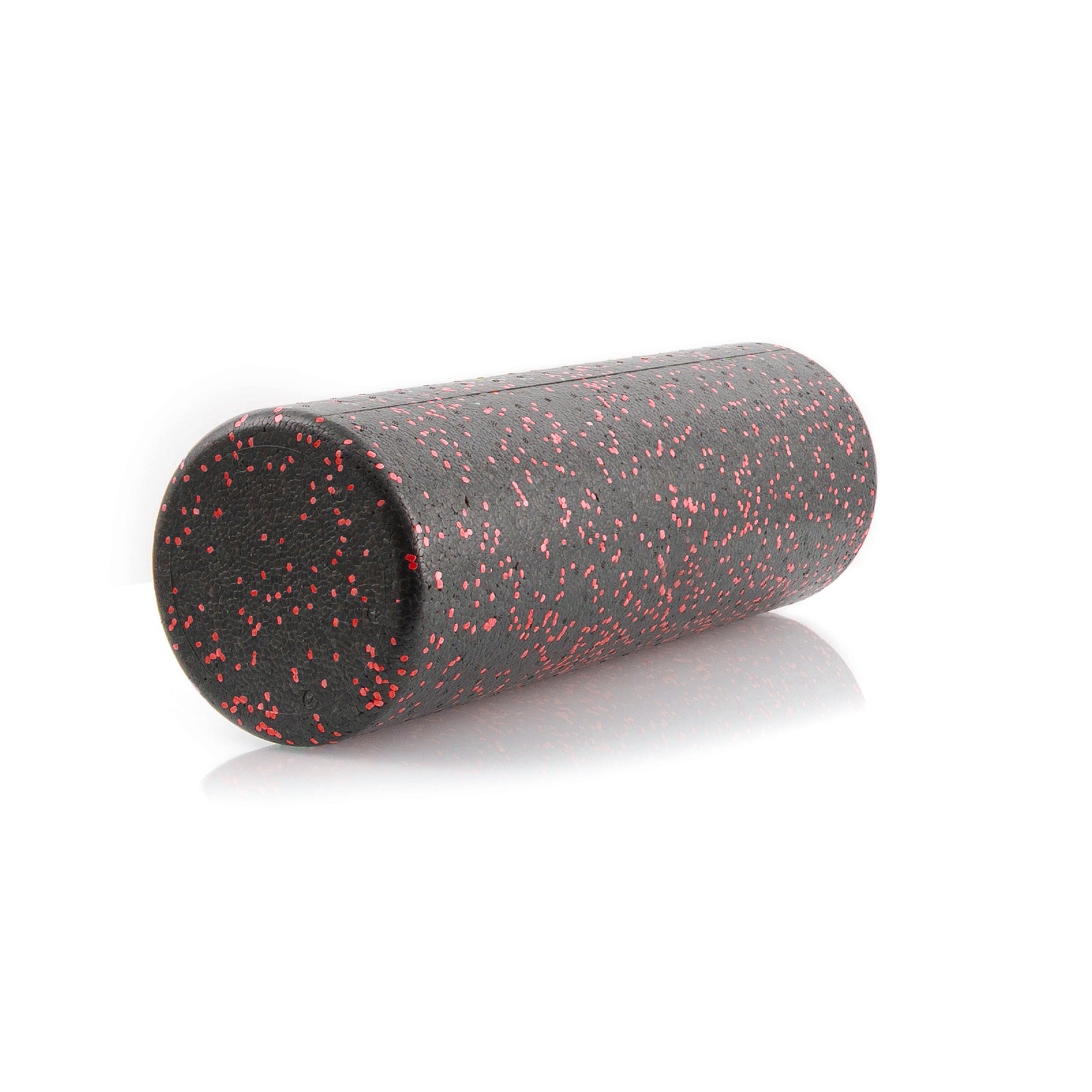 High Density Speckled Foam Roller 18x6-in, Black/Red