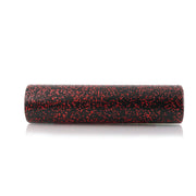 High Density Speckled Foam Roller 24x6-in, Black/Red