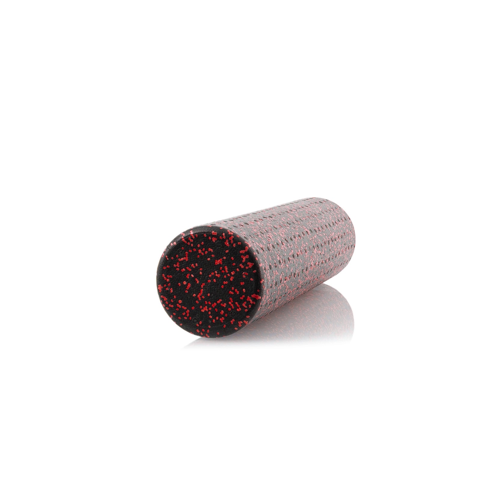 High Density Speckled Foam Roller 24x6-in, Black/Red