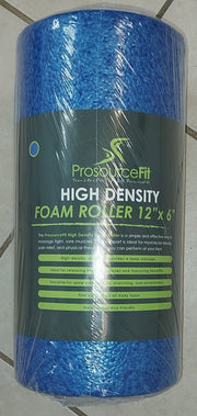 High Density Foam Roller 12x6-in, Blue
